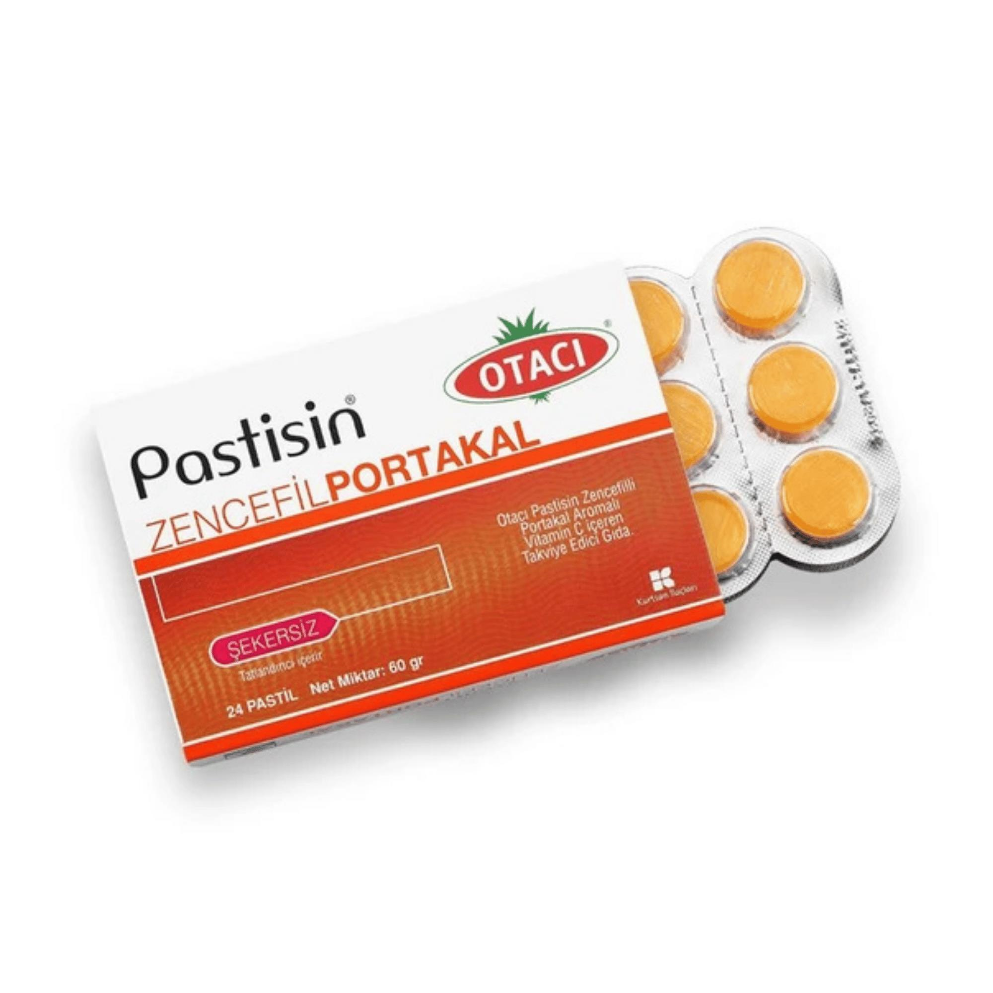 OTACI - PASTİSİN ZENCEFİL PORTAKAL PASTİL 24 PASTİL