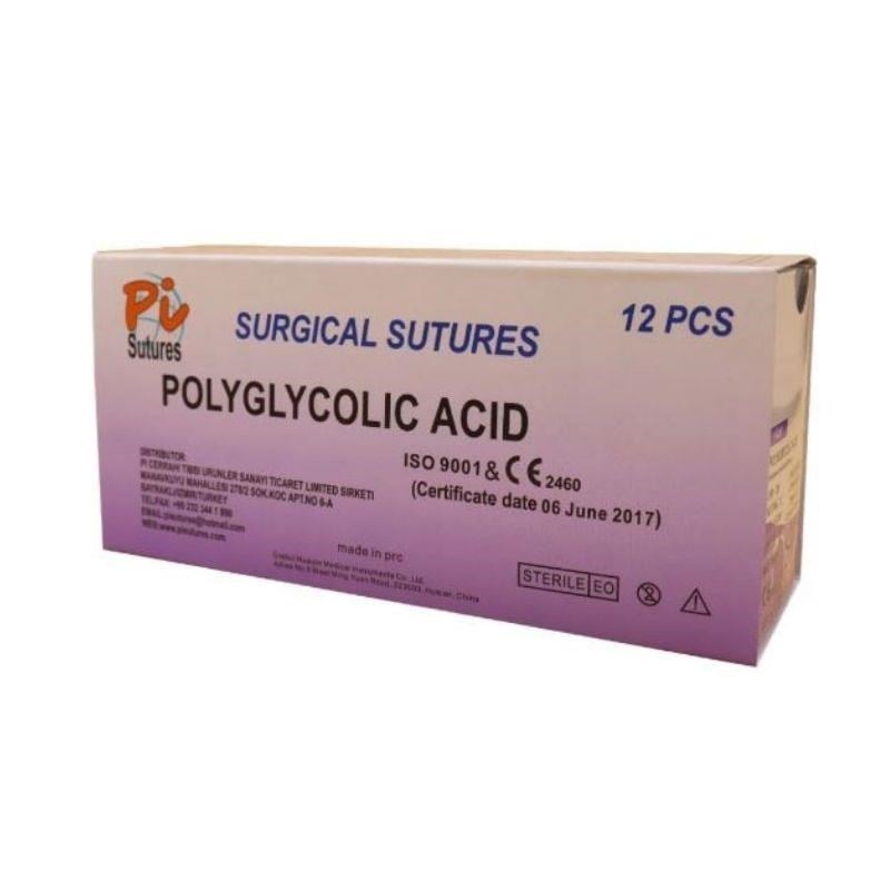 Pİ - SÜTUR PGA NO: 3/0 0 75CM KESKİN 30MM