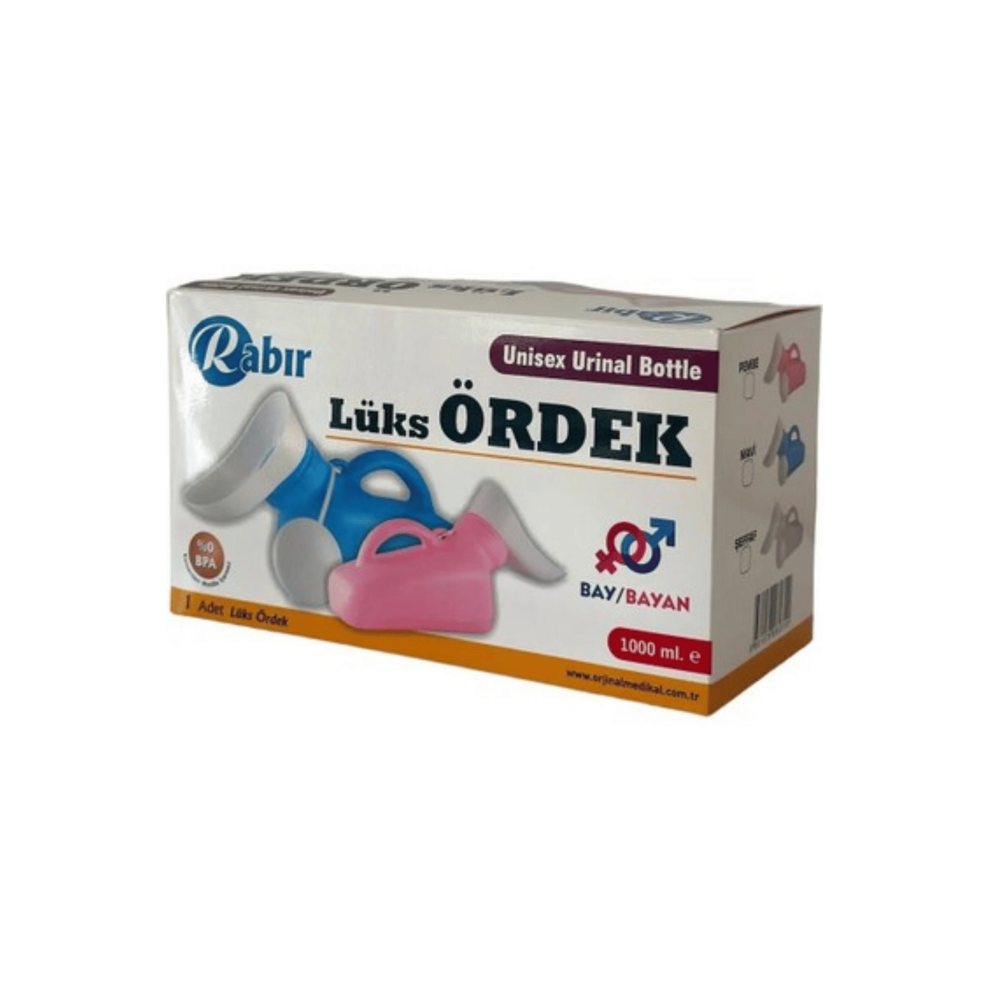 RABIR - İDRAR KABI PLASTİK LÜKS ÖRDEK BAY/BAYAN UNİSEX ŞEFFAF