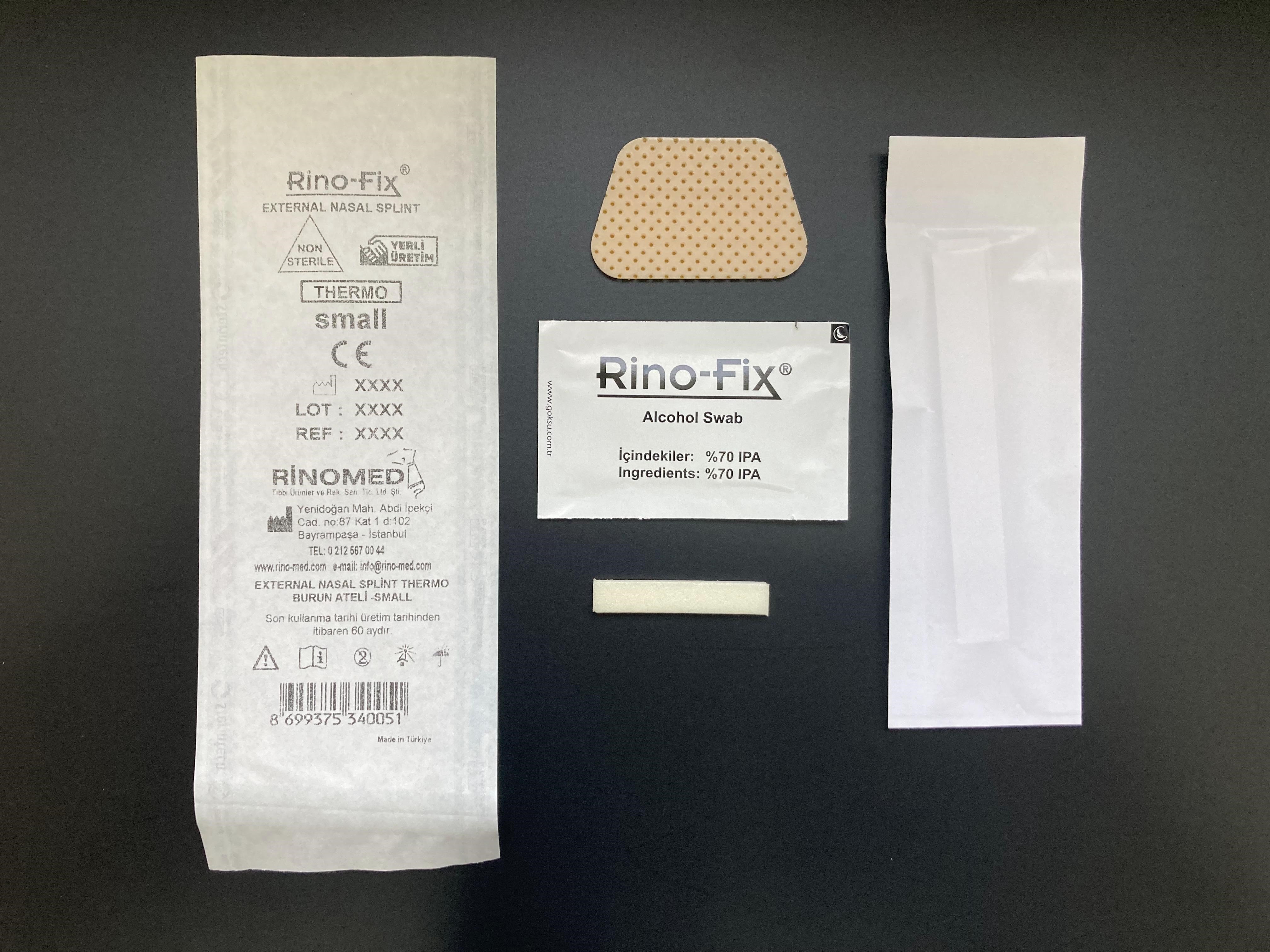 RİNOFİX - EXTERNAL NASAL SPLİNT THERMO BURUN ATELİ - SMALL