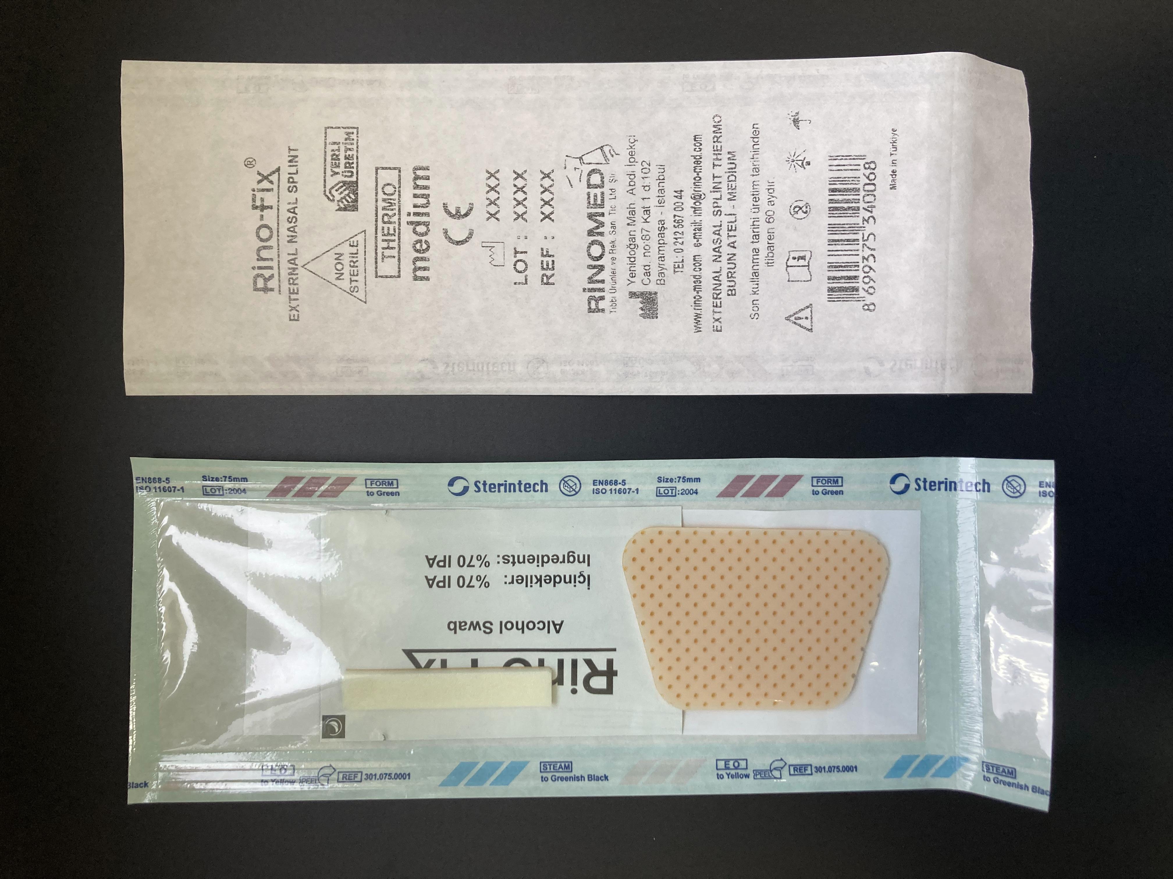 RİNOFİX - EXTERNAL NASAL SPLİNT THERMO BURUN ATELİ - MEDİUM