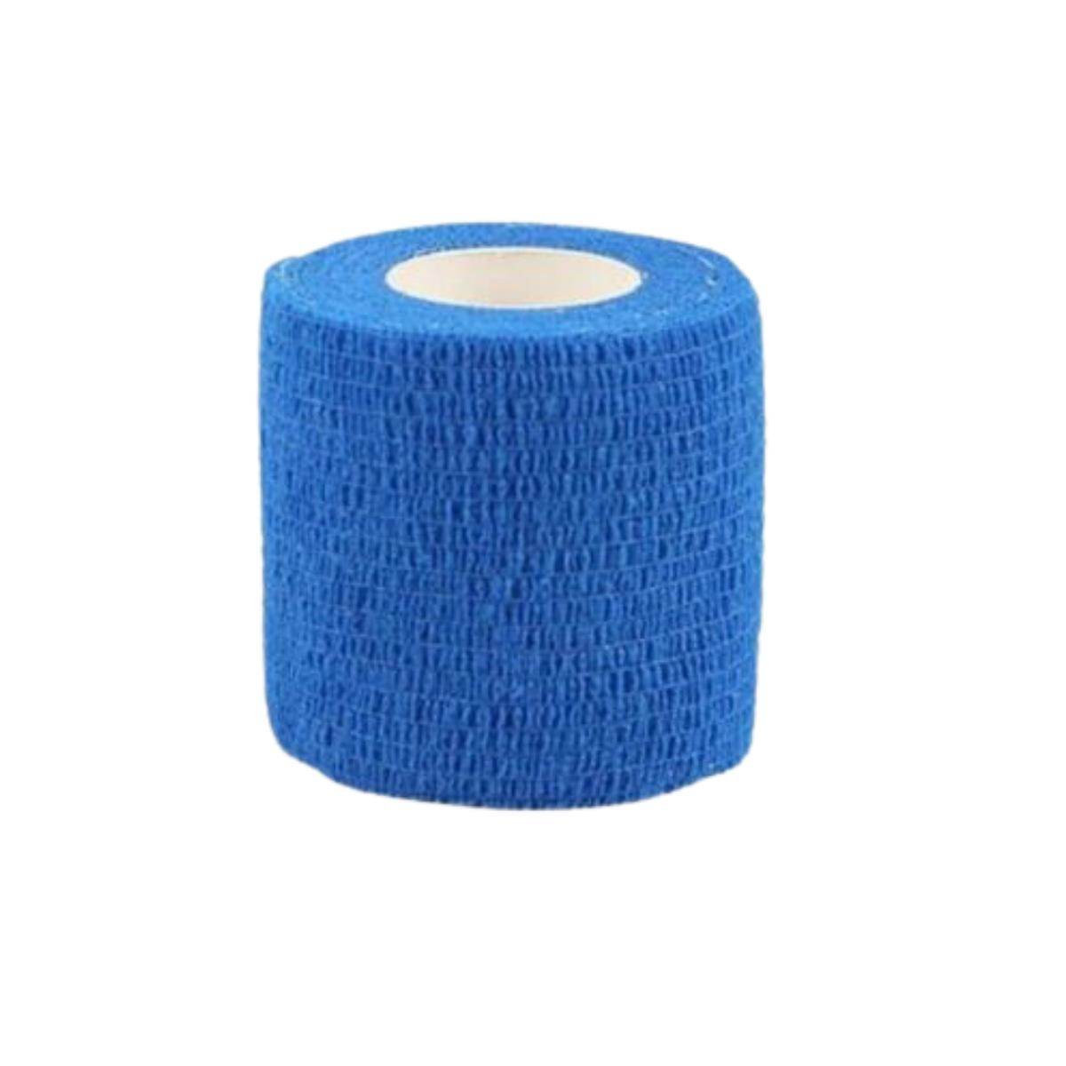 SAYBERK - COBAN KENDİNDEN YAPIŞKANLI BANDAJ 5CMX4.5MT MAVİ