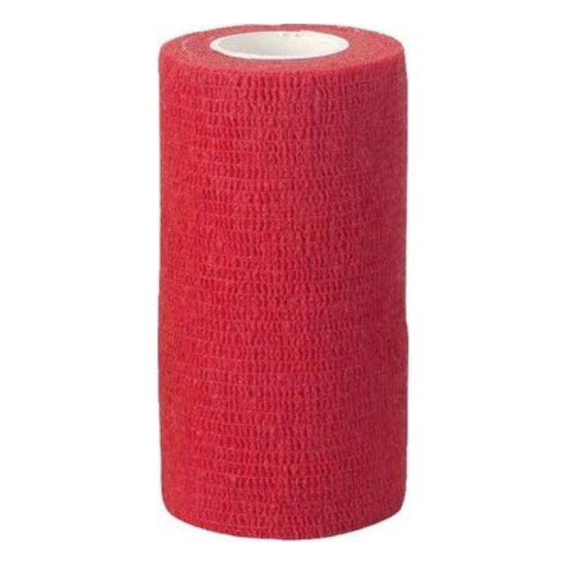 SAYBERK - COBAN KENDİNDEN YAPIŞKANLI BANDAJ 10CMX4.5MT KIRMIZI