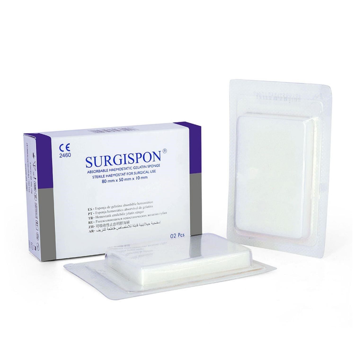 SURGİSPON - SPONGOSTAN KANAMA DURDURUCU 80X50X10 - 10 ADET