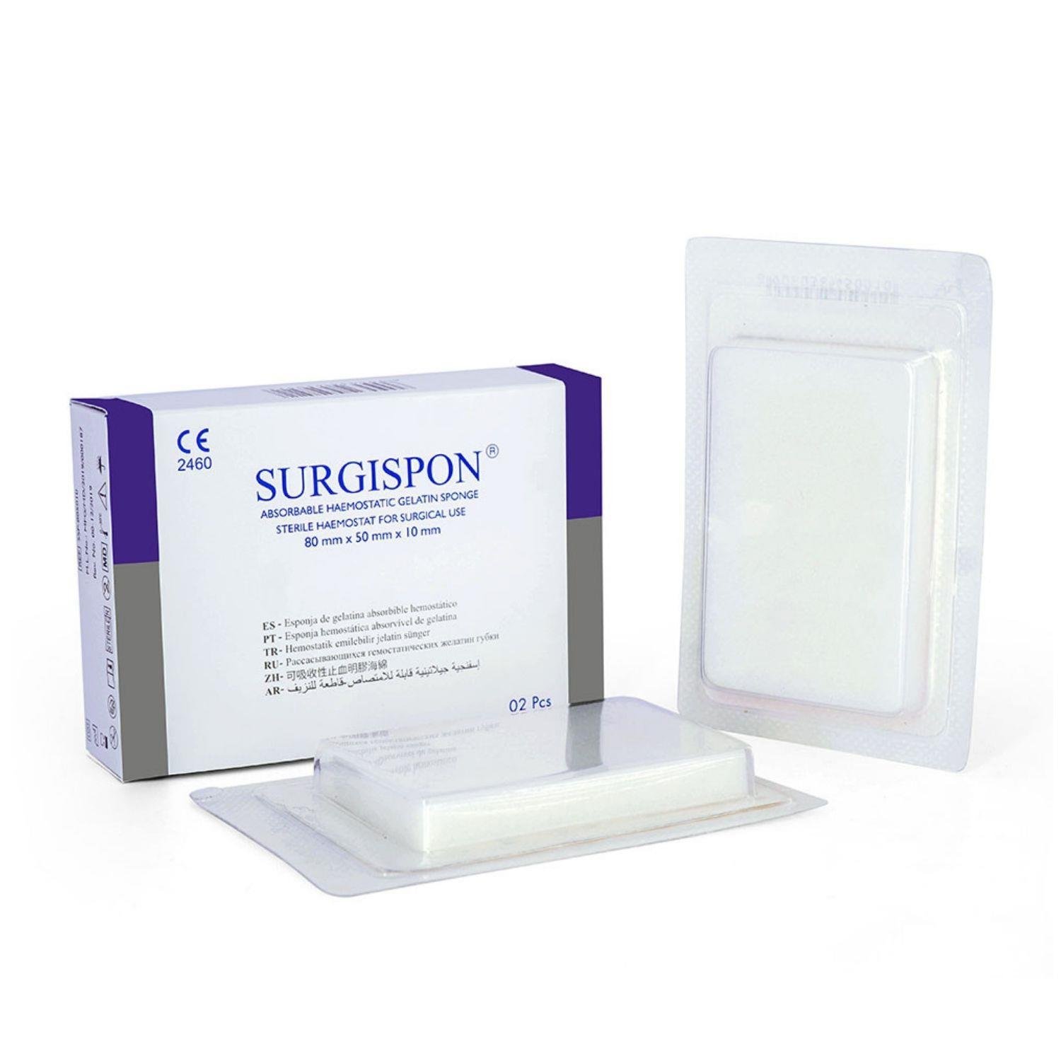 SURGİSPON - SPONGOSTAN KANAMA DURDURUCU 80X50X10 - 10 ADET