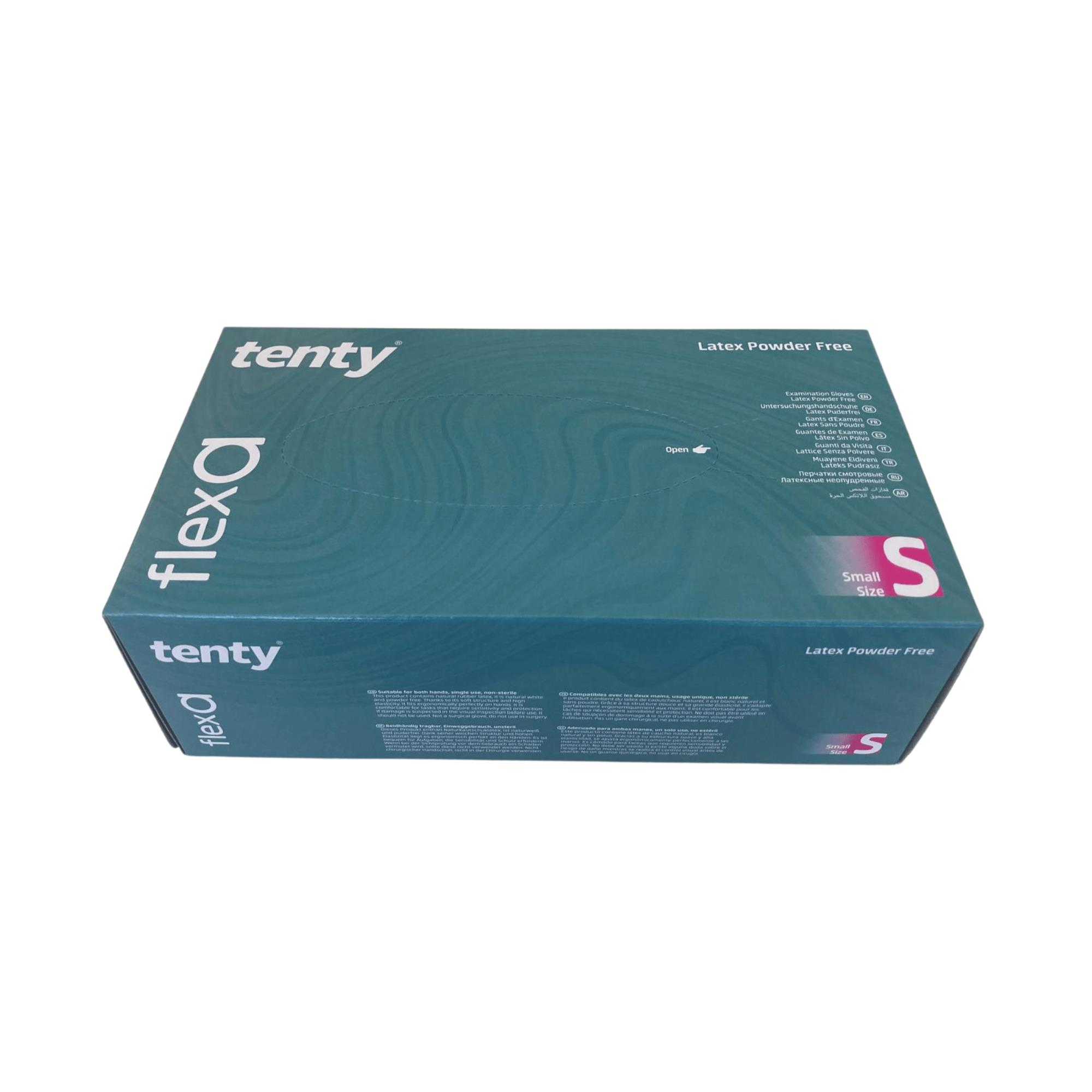 TENTY - MUAYENE ELDİVENİ FLEXS A PUDRASIZ LATEKS SMALL 100LÜ 1 PAKET