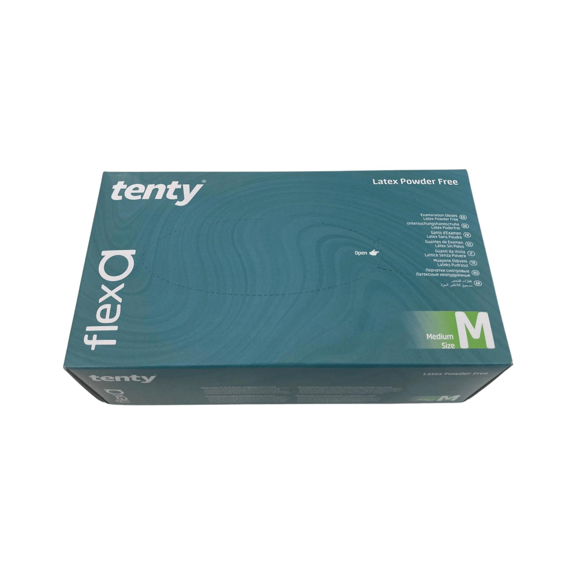 TENTY - MUAYENE ELDİVENİ FLEXS A PUDRASIZ LATEKS MEDİUM 100LÜ 1 PAKET