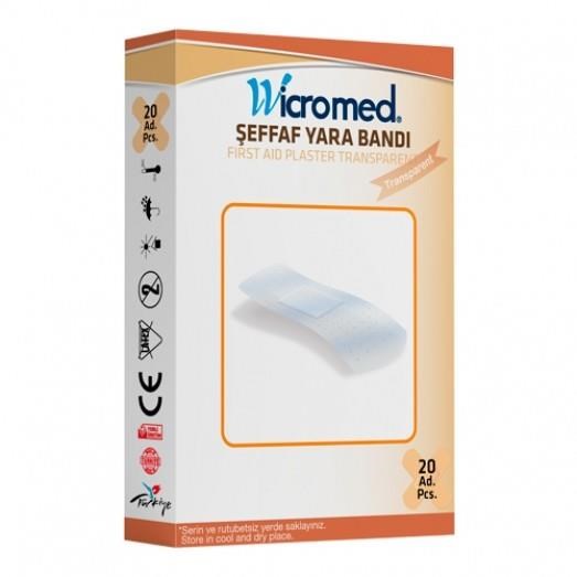 WİCROMED - YARA BANDI 20Lİ TRANSPARENT ŞEFFAF