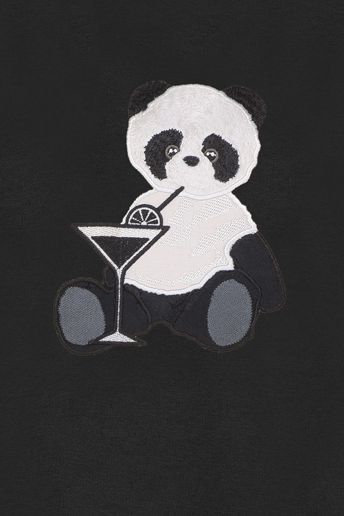EMBROIDERED PANDA sweatshirt