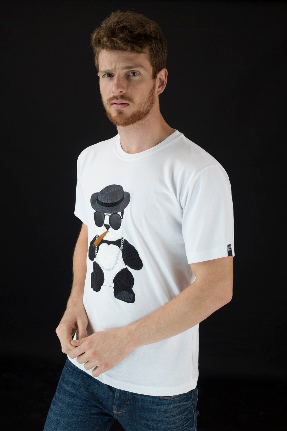 EMBROIDERED PANDA Tshirt