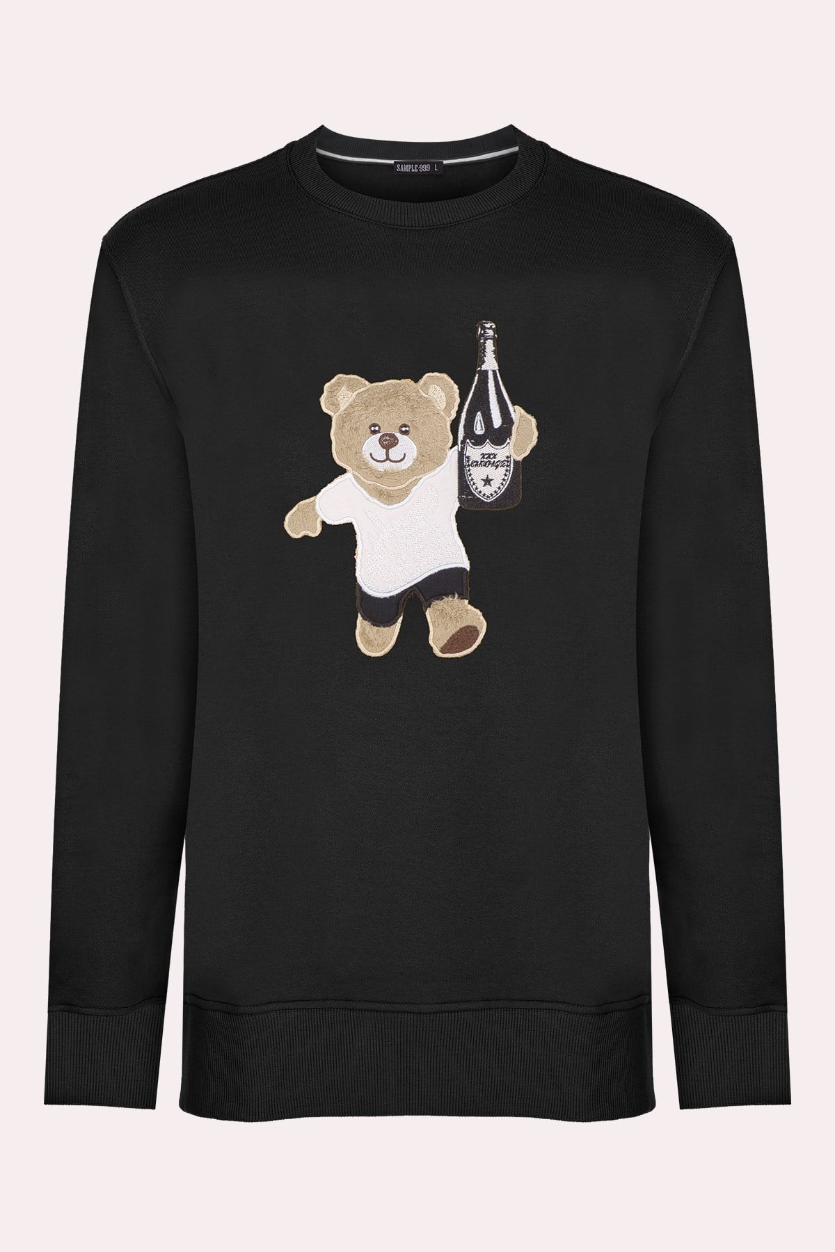 EMBROIDERED TEDDY BEAR sweatshirt