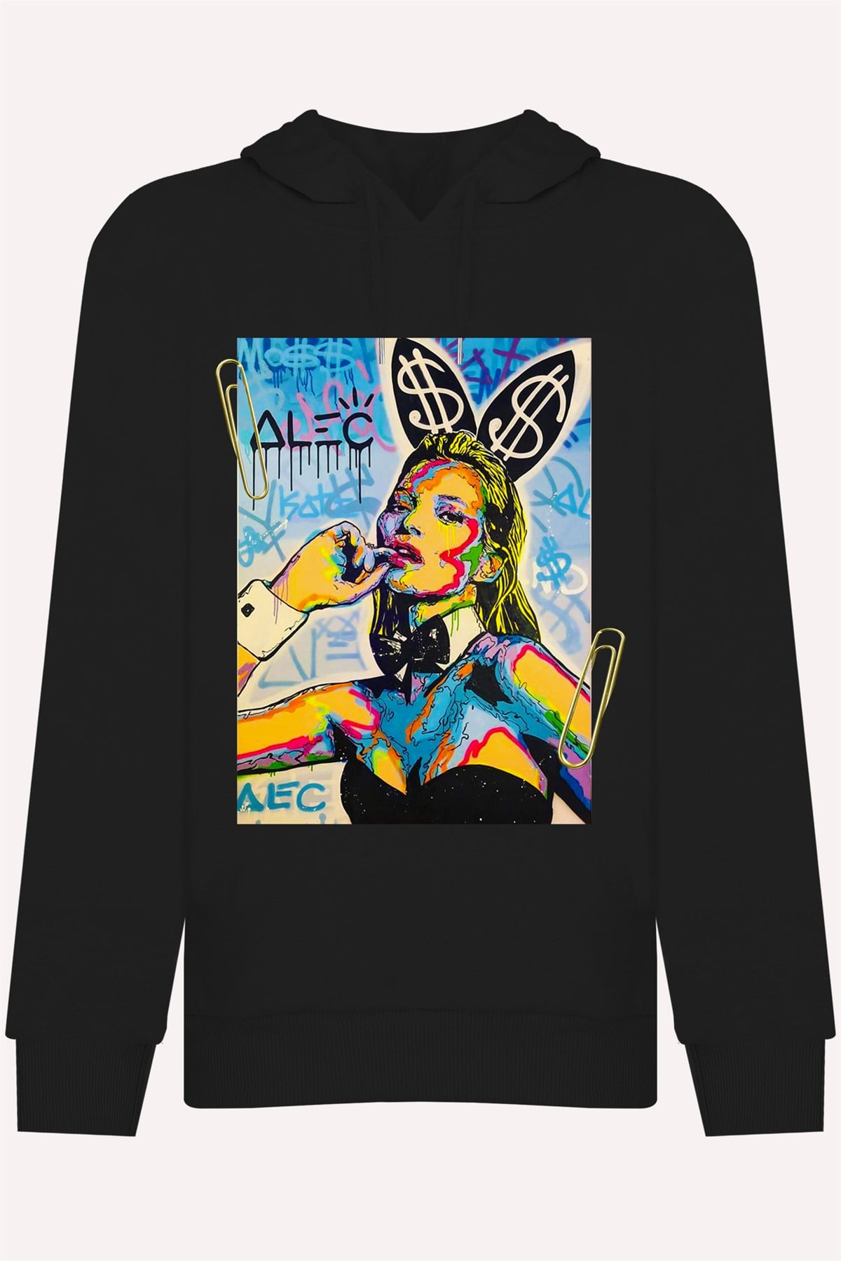 PRINTED KATE MOSS  hoodie