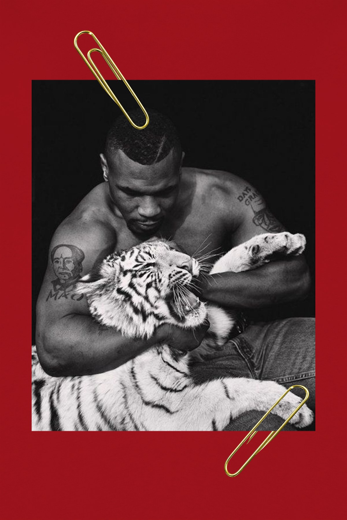 PRINTED MIKE TYSON tshirt