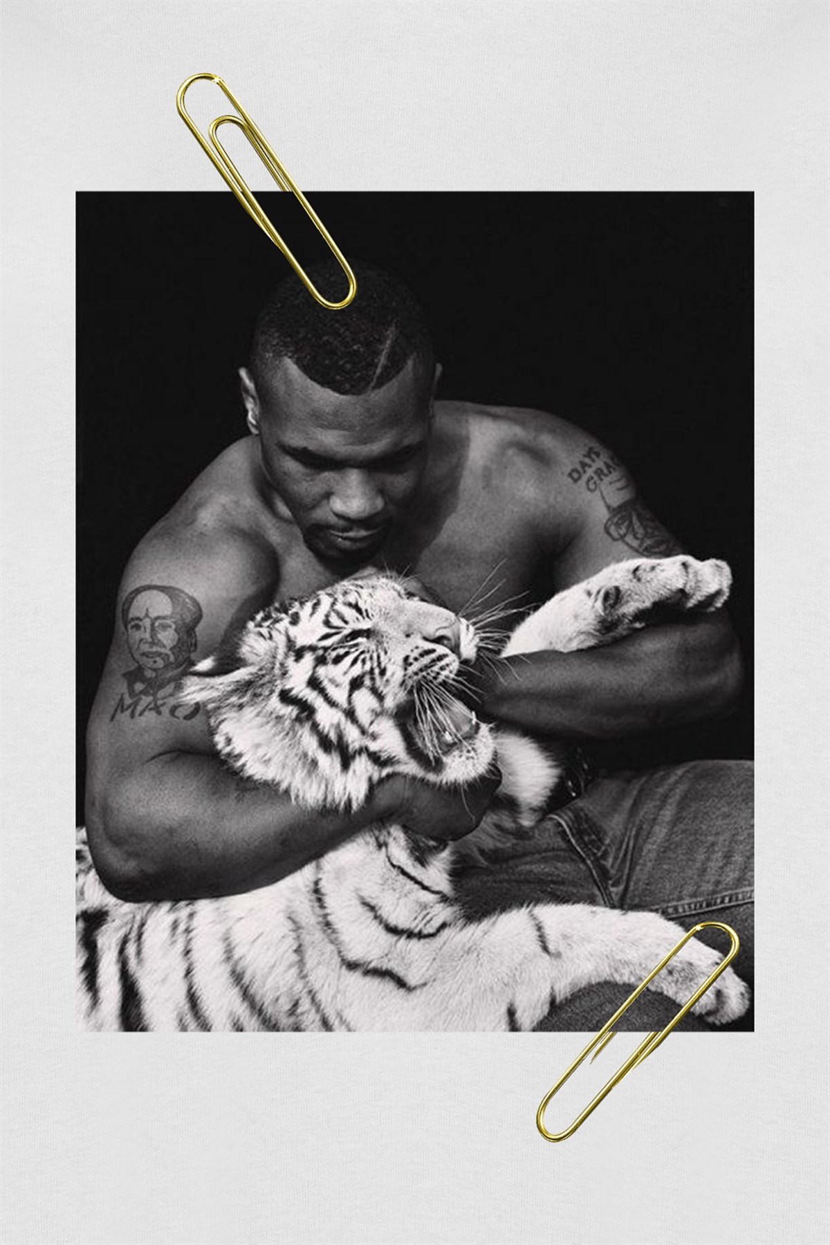 PRINTED MIKE TYSON tshirt