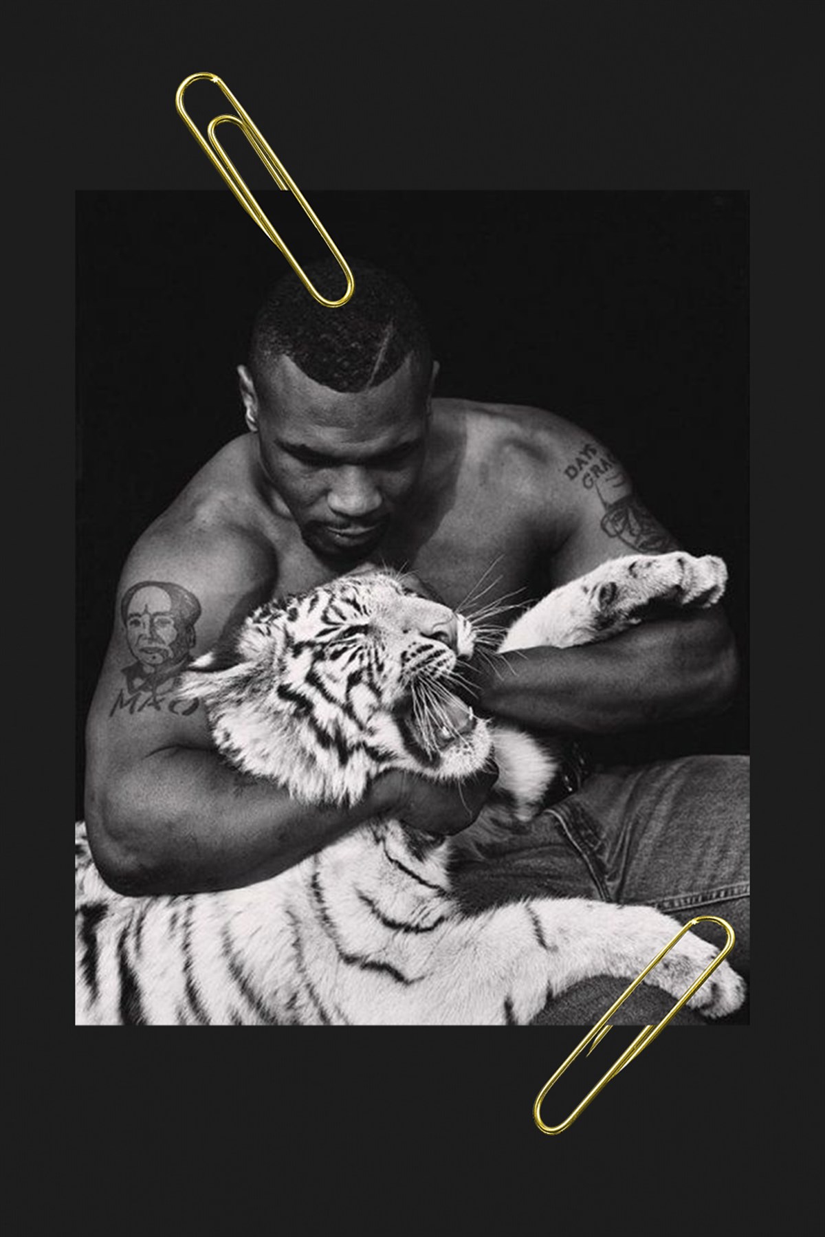 PRINTED MIKE TYSON tshirt