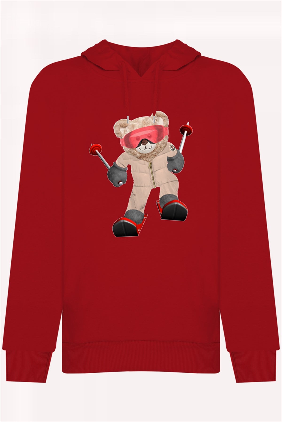 PRINTED TEDDY BEAR  hoodie