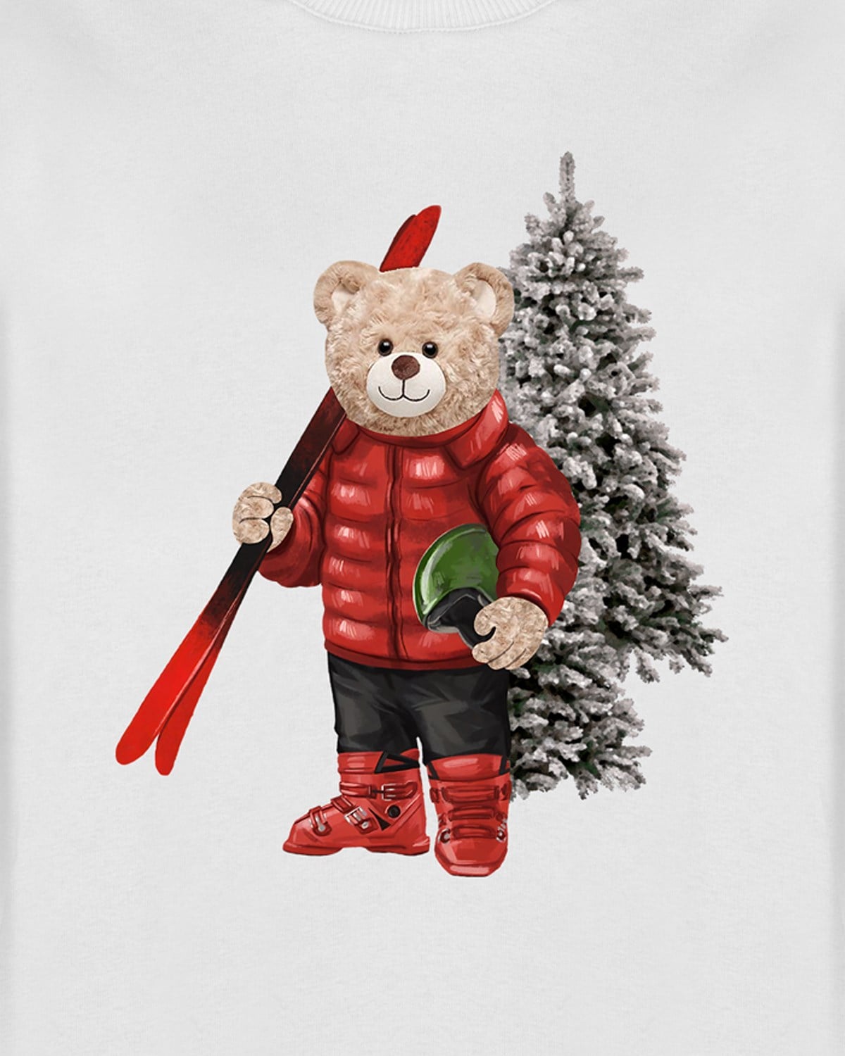 PRINTED TEDDY BEAR hoodie