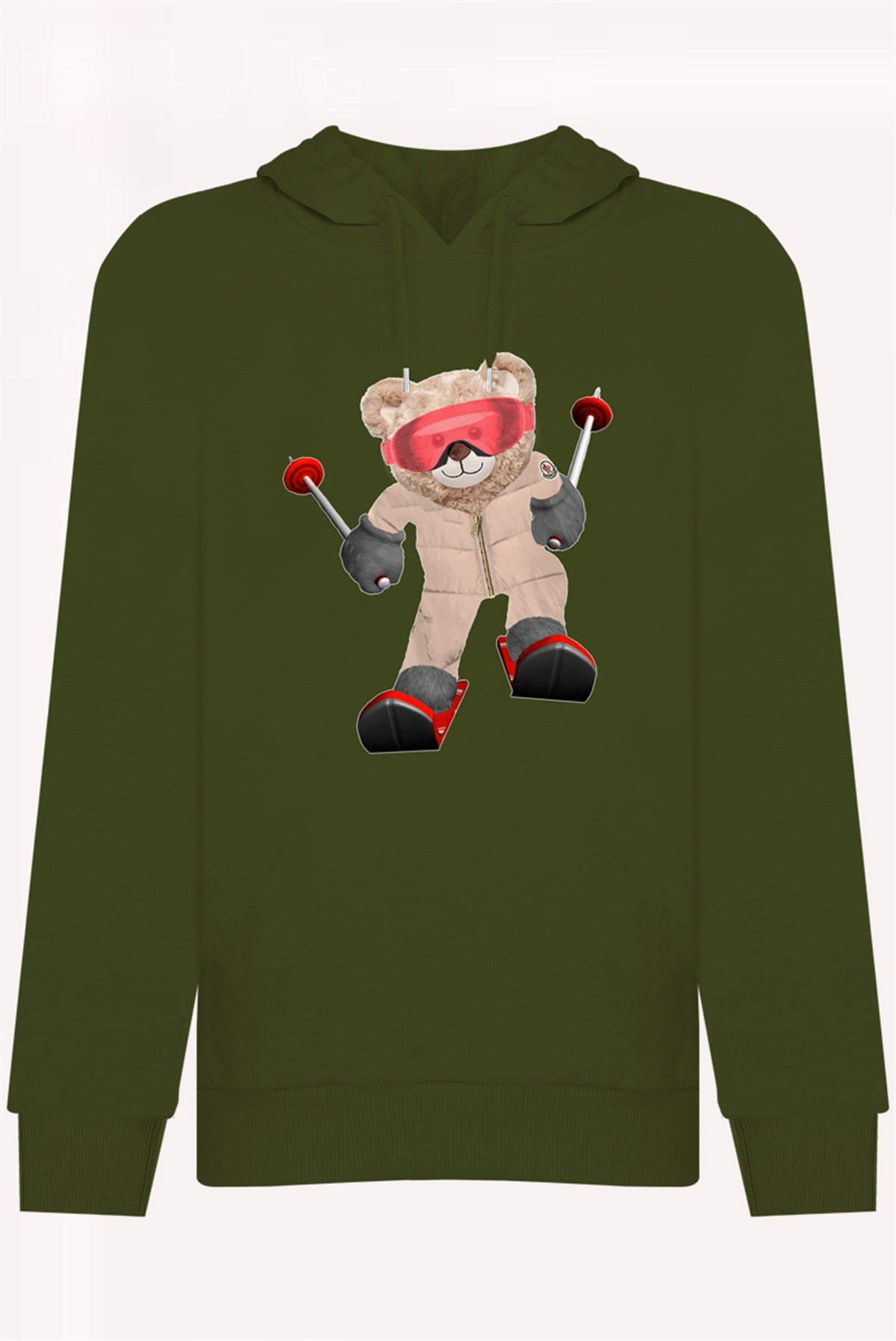 PRINTED TEDDY BEAR hoodie