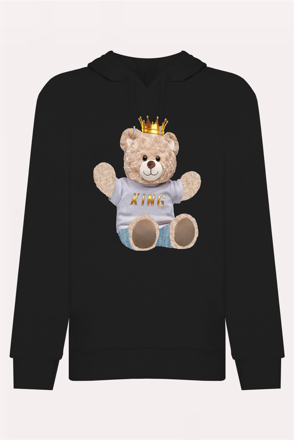 PRINTED TEDDY BEAR hoodie