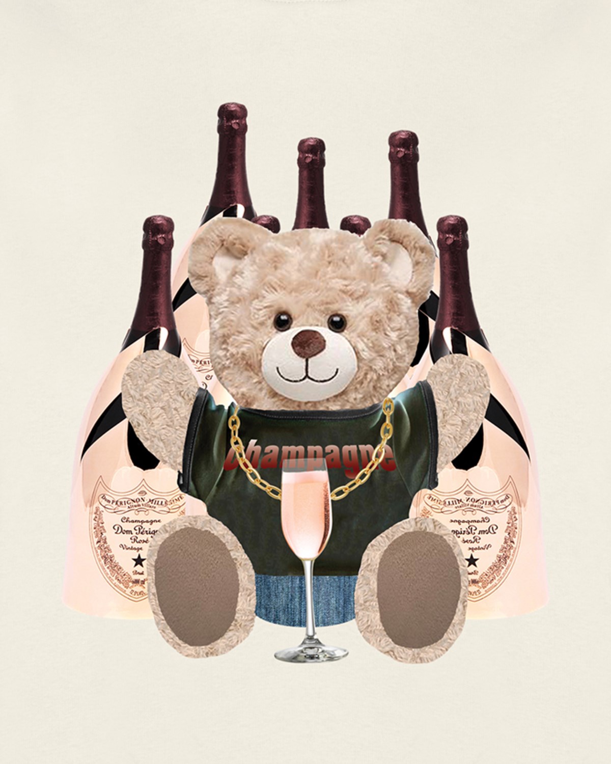 PRINTED TEDDY BEAR hoodie