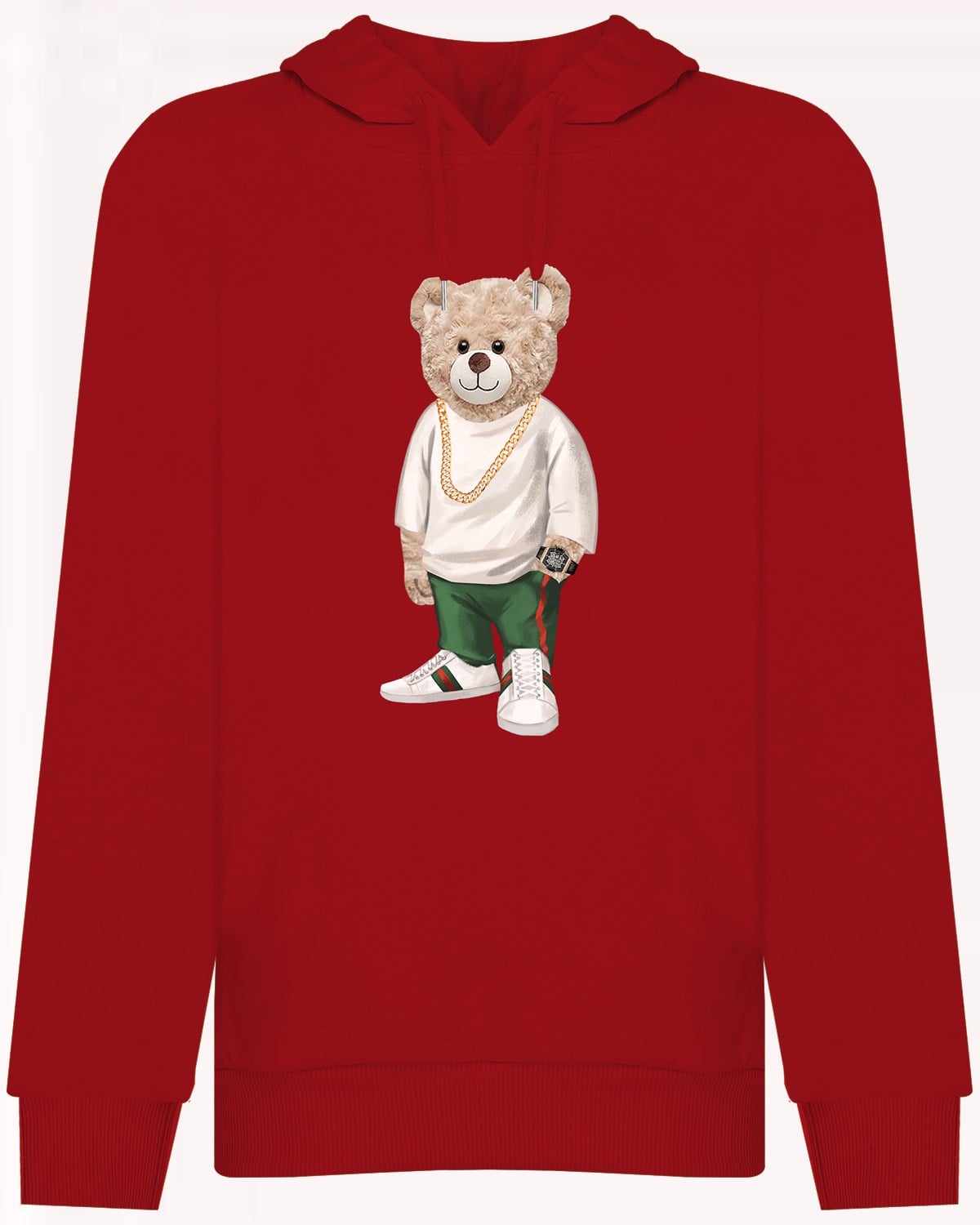 PRINTED TEDDY BEAR hoodie
