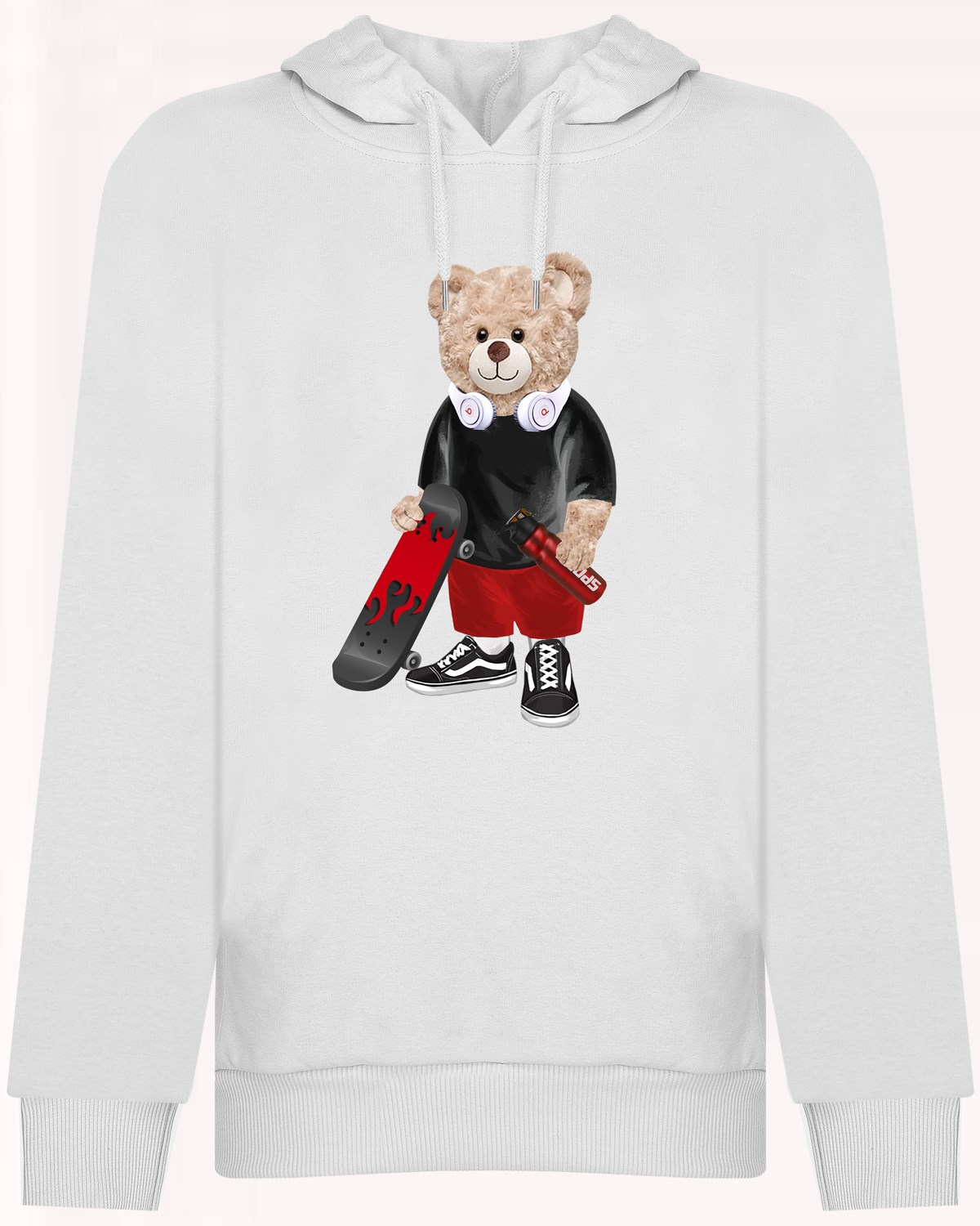PRINTED TEDDY BEAR hoodie