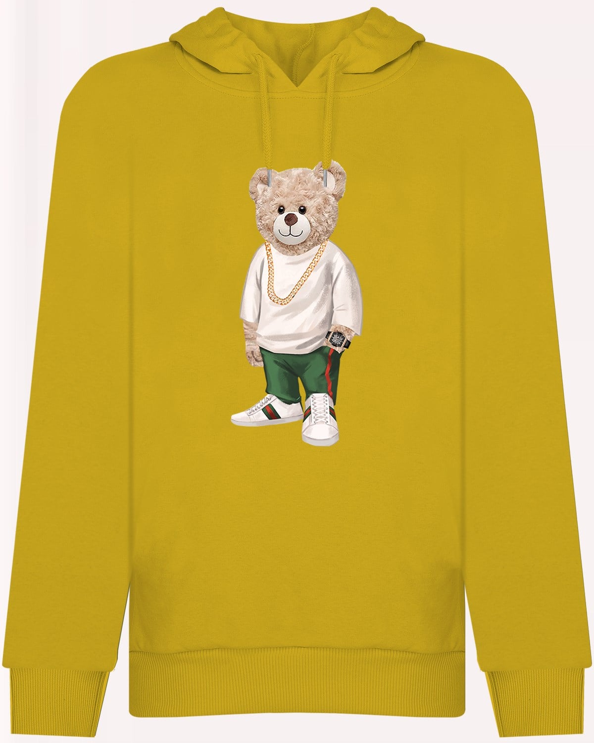 PRINTED TEDDY BEAR hoodie