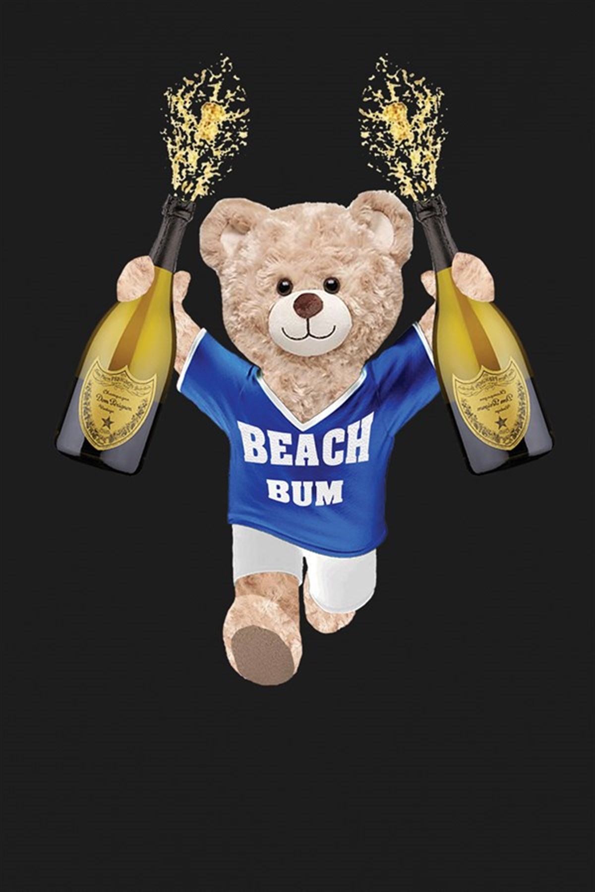 PRINTED TEDDY BEAR hoodie