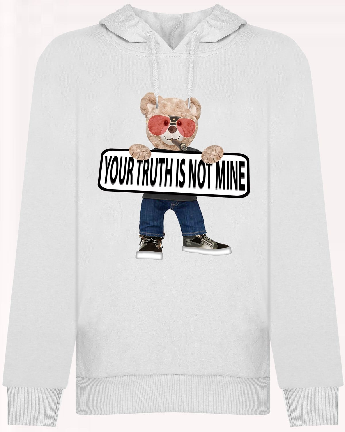 PRINTED TEDDY BEAR hoodie