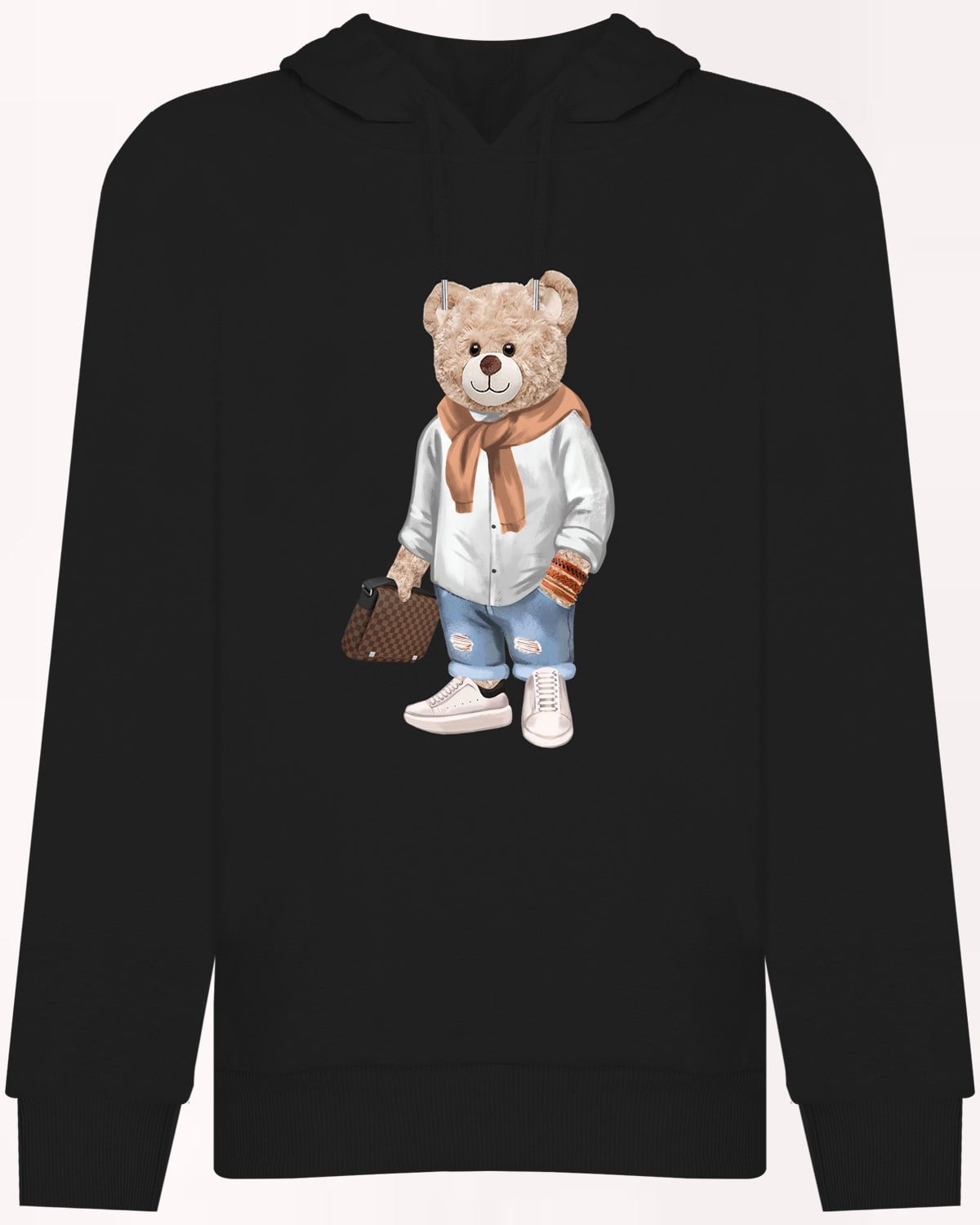 PRINTED TEDDY BEAR hoodie