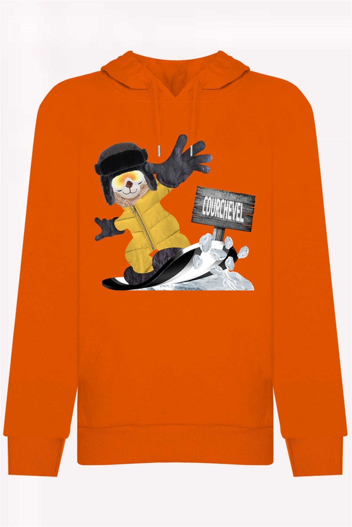 PRINTED TEDDY BEAR hoodie