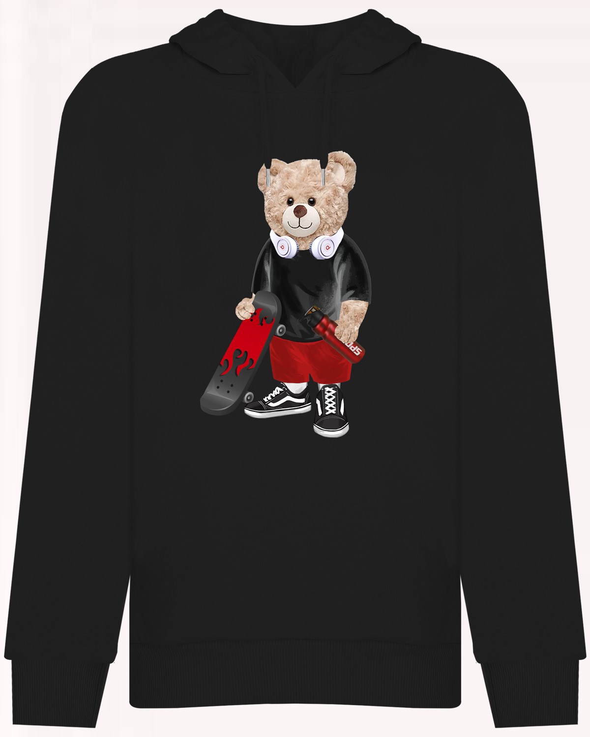 PRINTED TEDDY BEAR hoodie