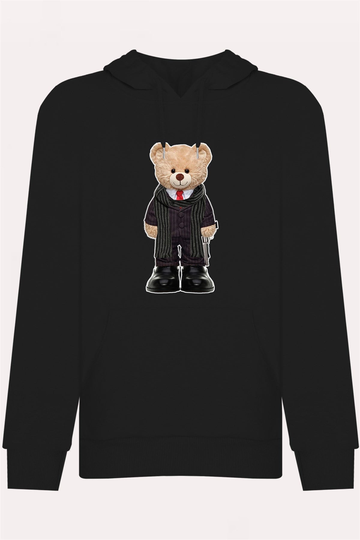 PRINTED TEDDY BEAR hoodie
