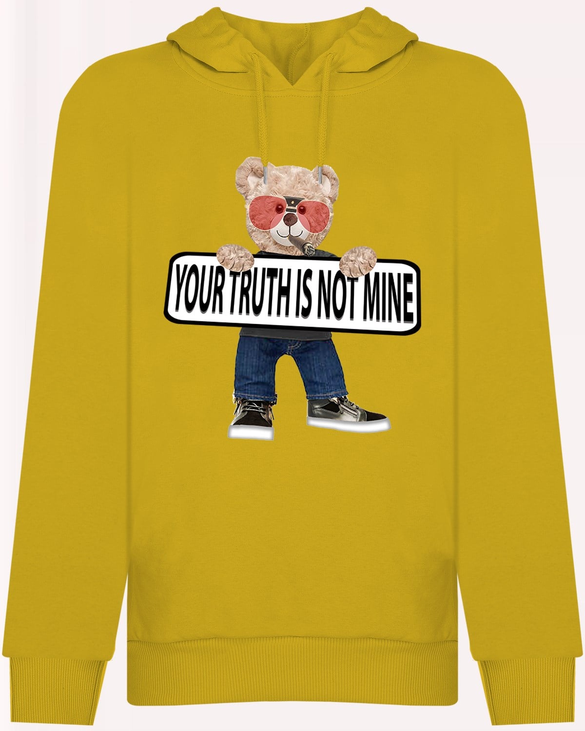 PRINTED TEDDY BEAR hoodie