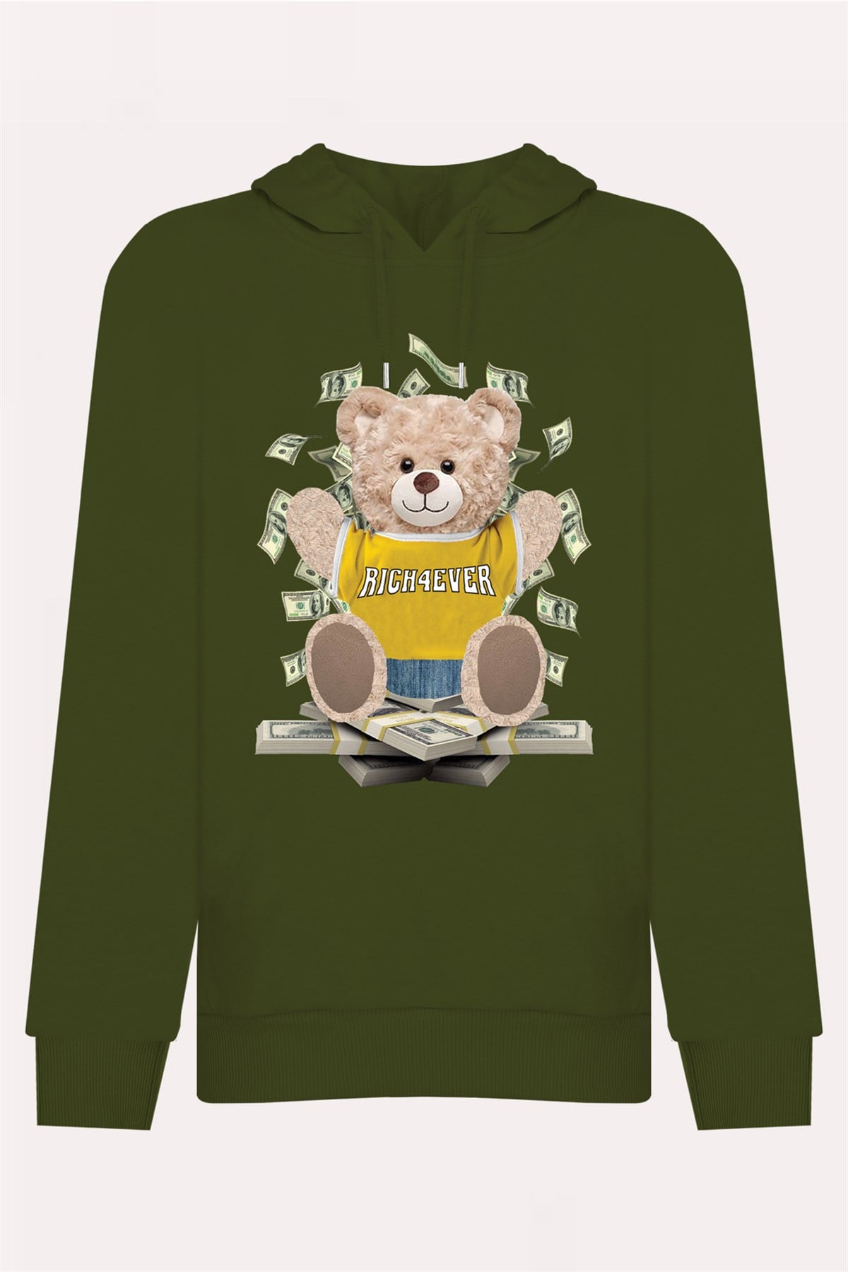 PRINTED TEDDY BEAR hoodie