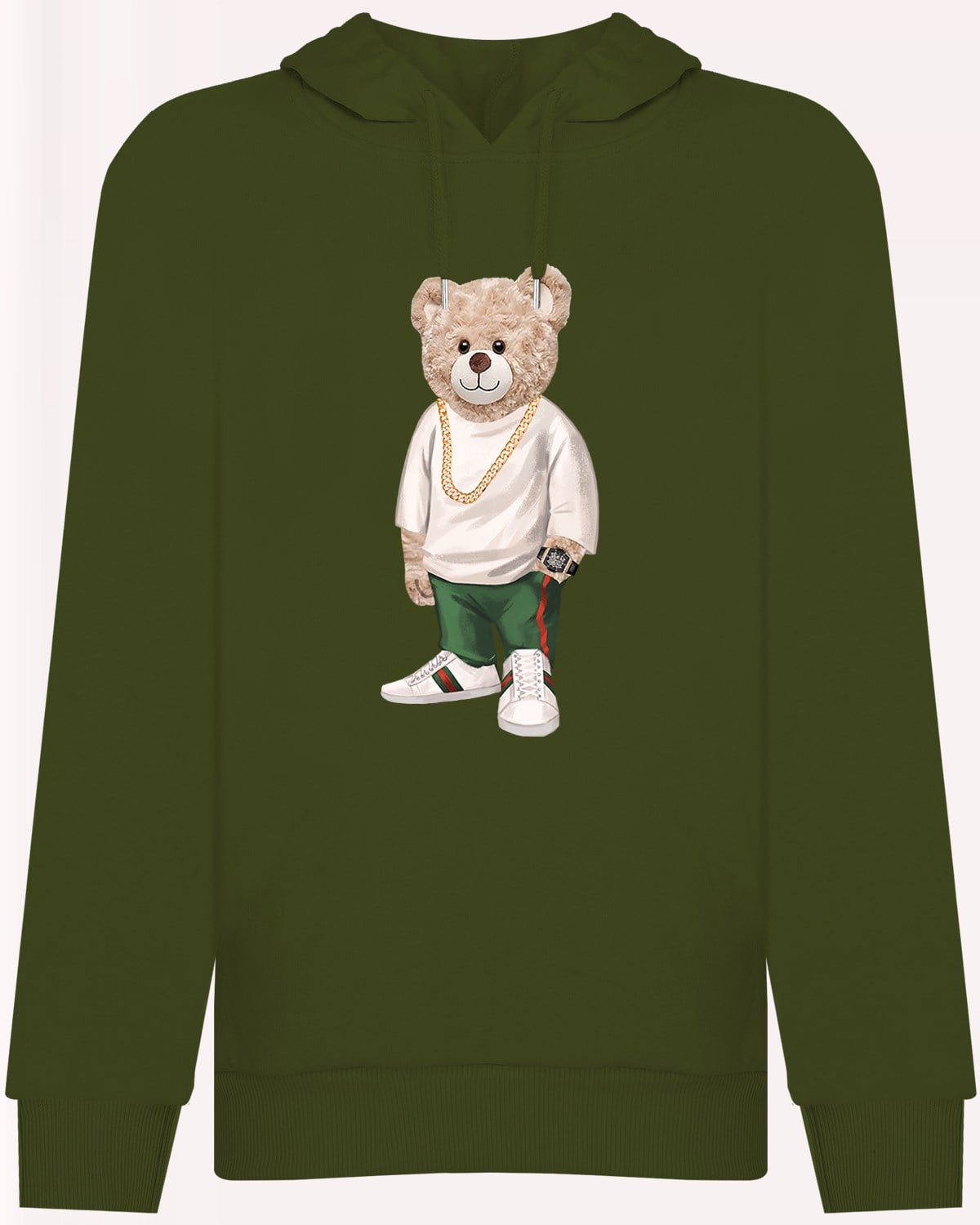 PRINTED TEDDY BEAR hoodie