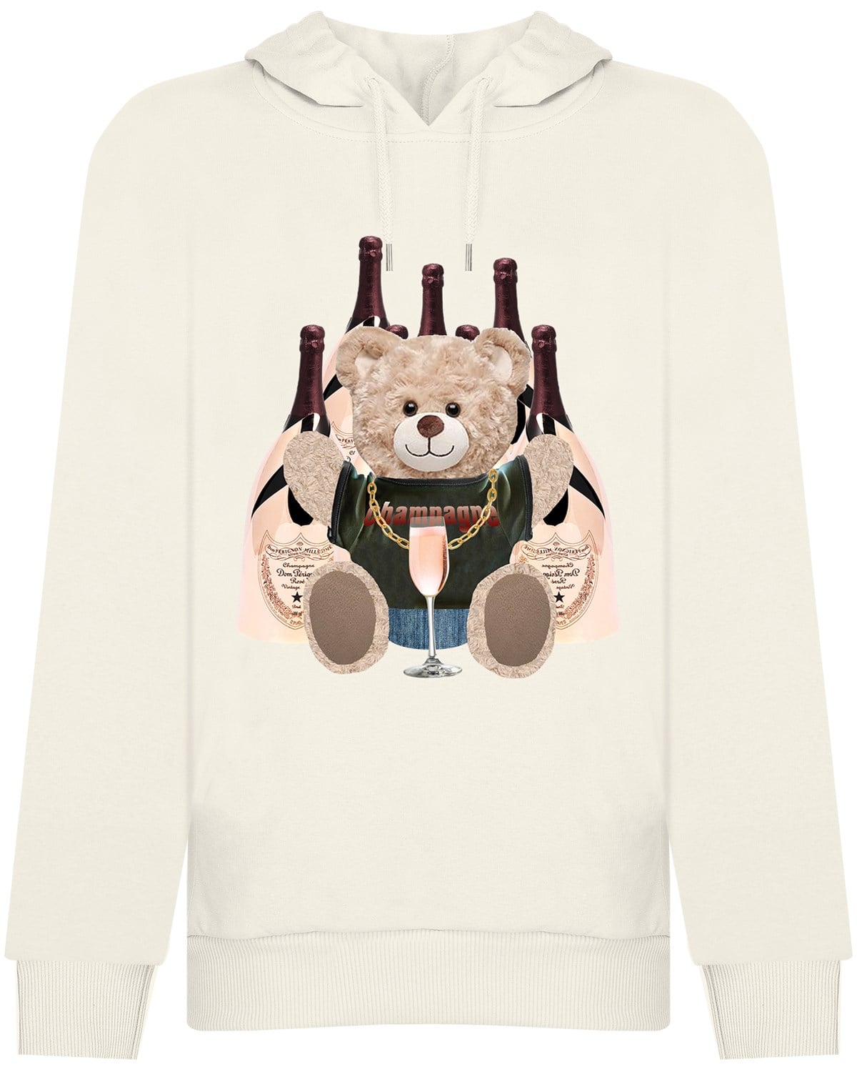 PRINTED TEDDY BEAR hoodie