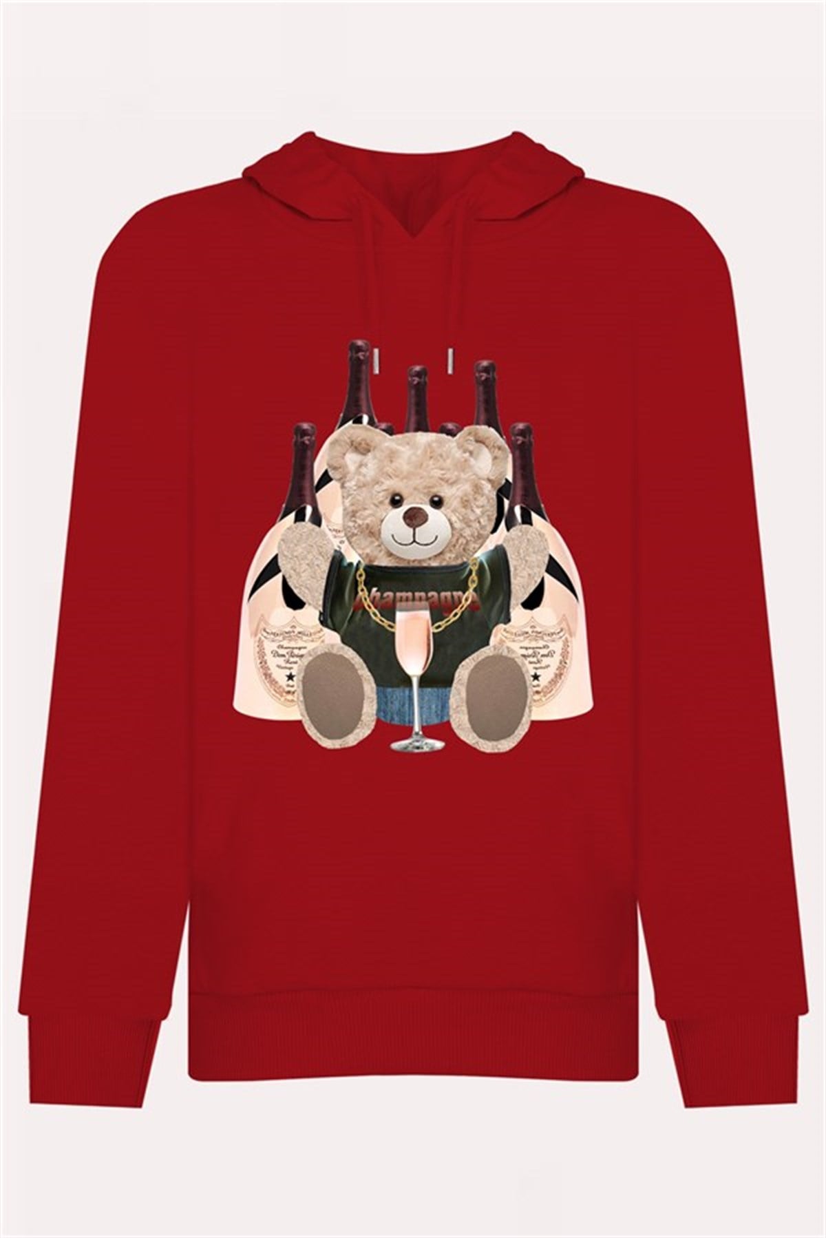 PRINTED TEDDY BEAR hoodie