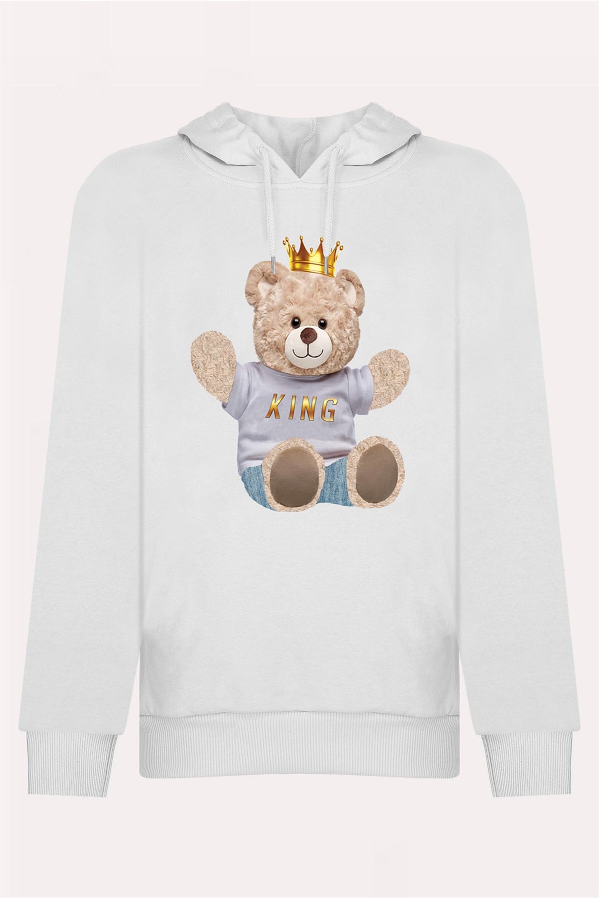 PRINTED TEDDY BEAR hoodie