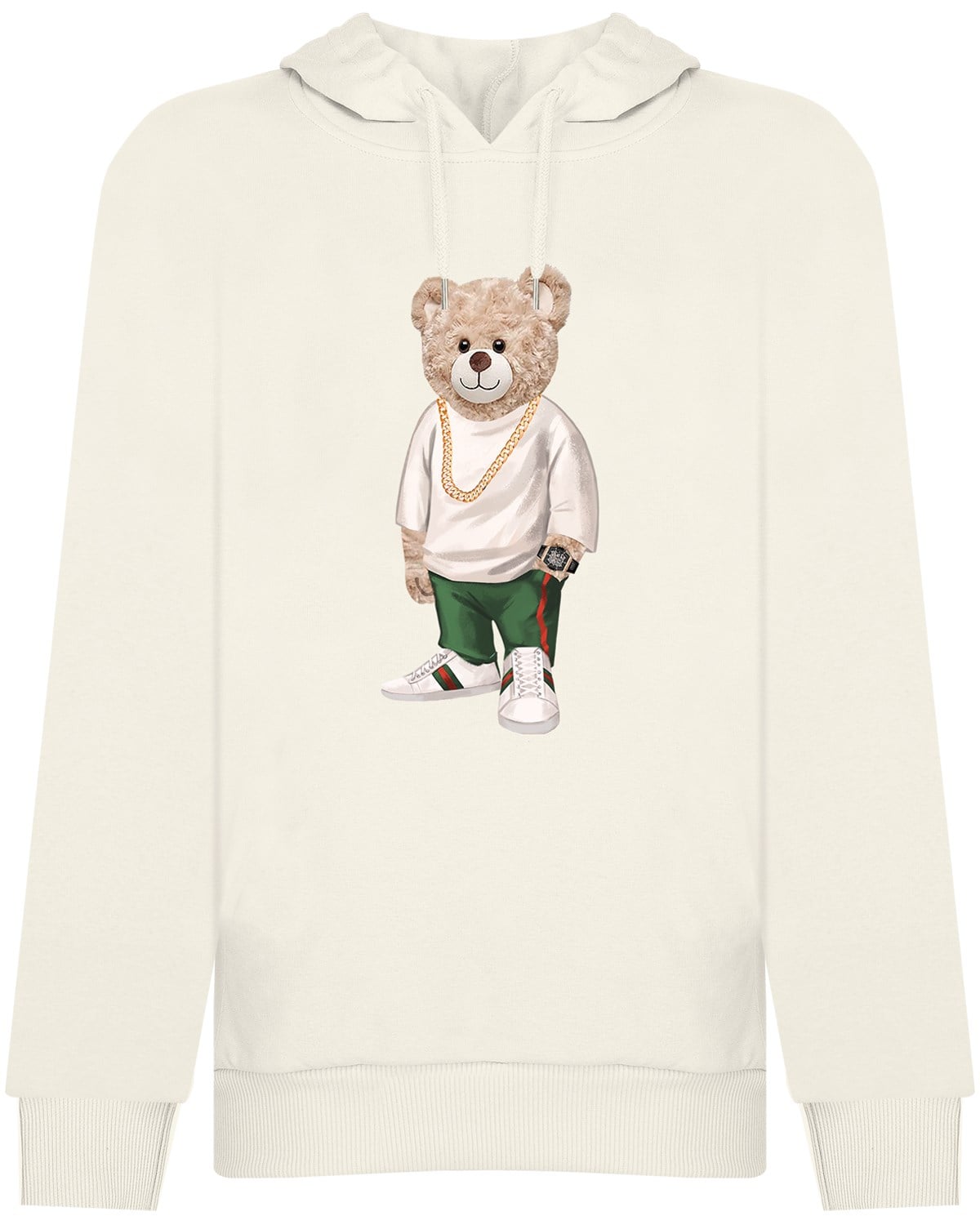 PRINTED TEDDY BEAR hoodie