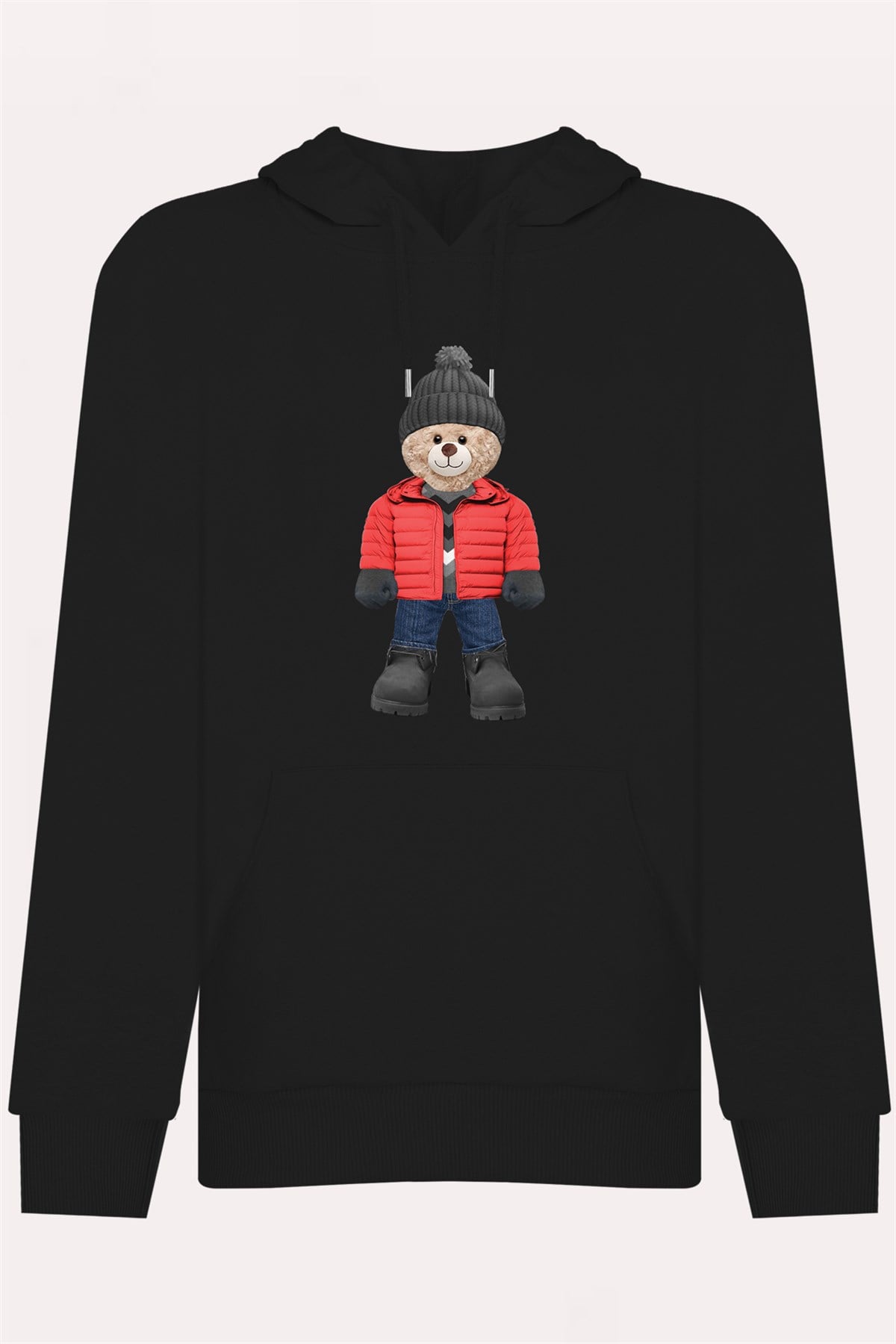 PRINTED TEDDY BEAR hoodie