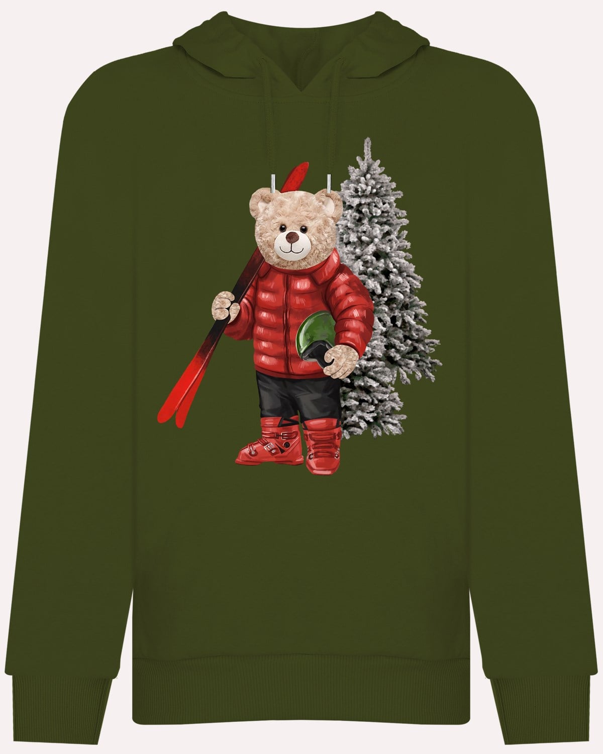 PRINTED TEDDY BEAR hoodie