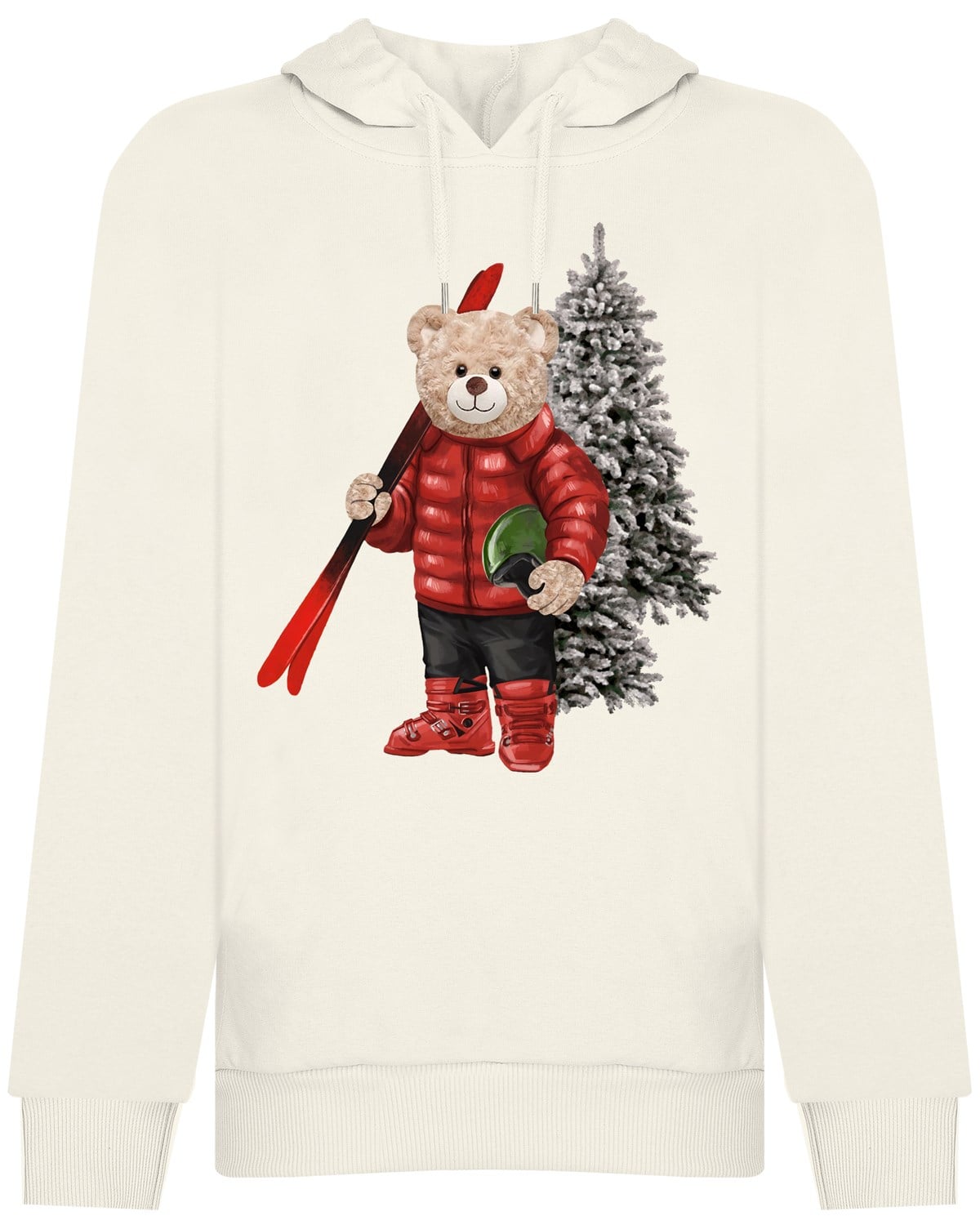 PRINTED TEDDY BEAR hoodie