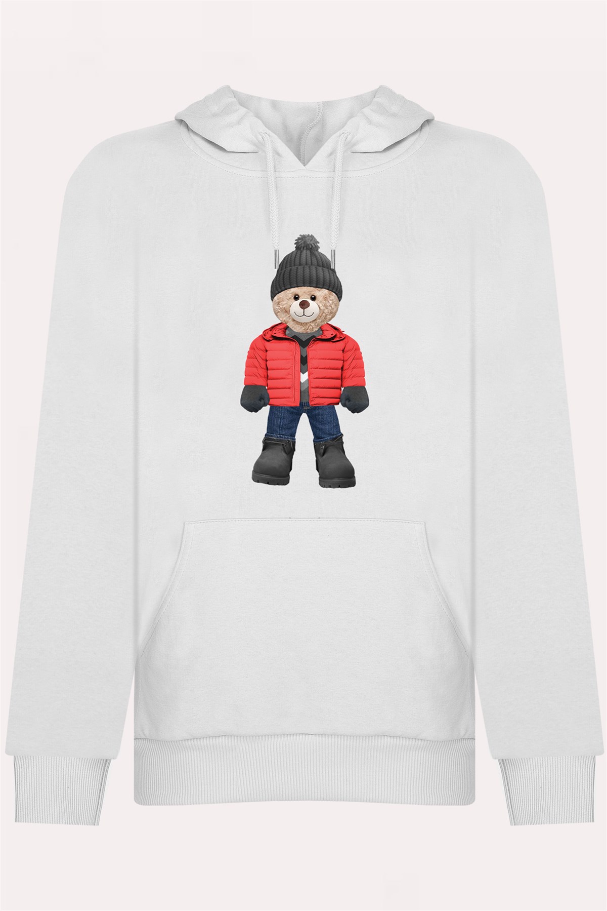 PRINTED TEDDY BEAR hoodie