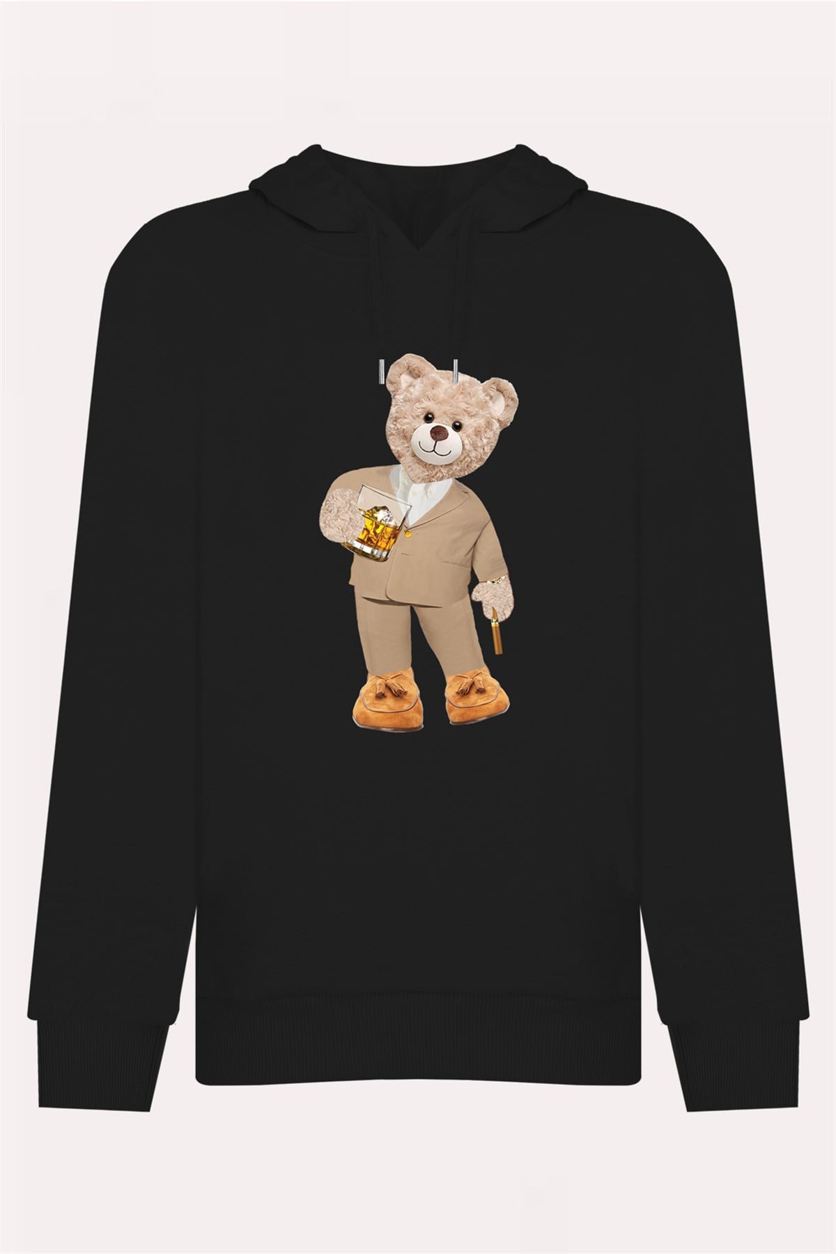 PRINTED TEDDY BEAR hoodie