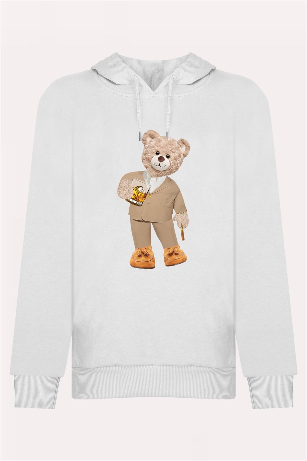 PRINTED TEDDY BEAR hoodie