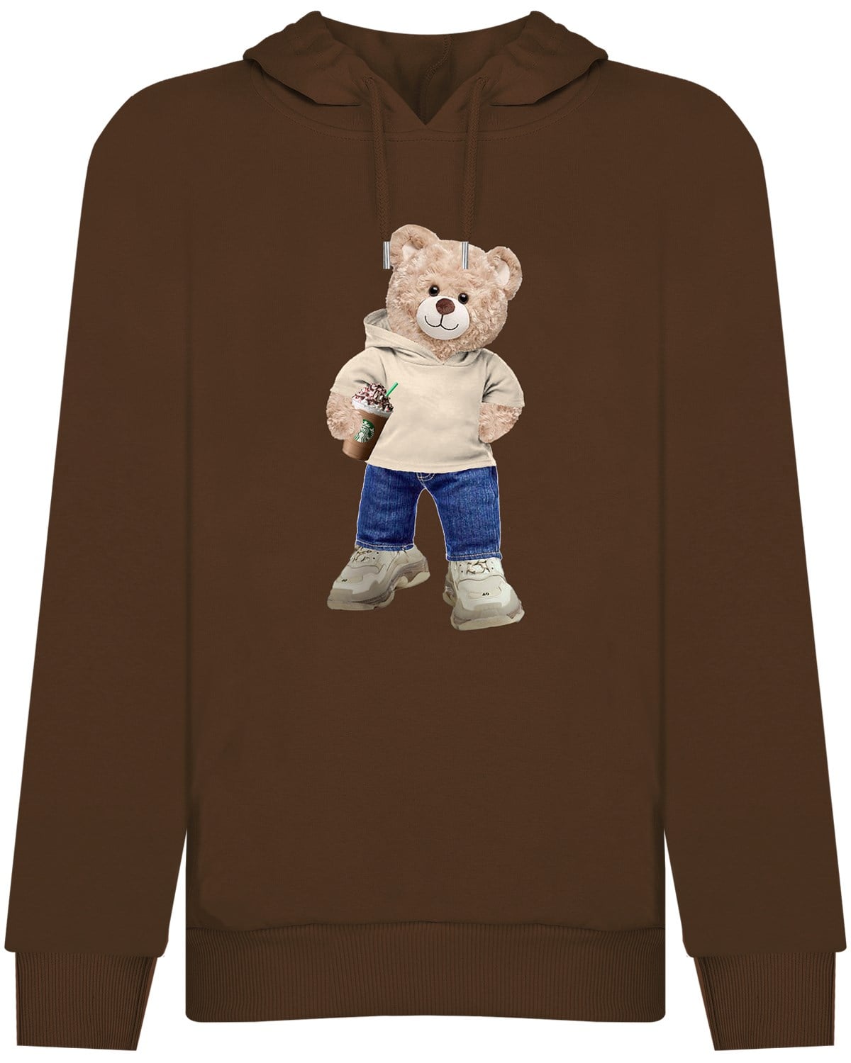 PRINTED TEDDY BEAR hoodie