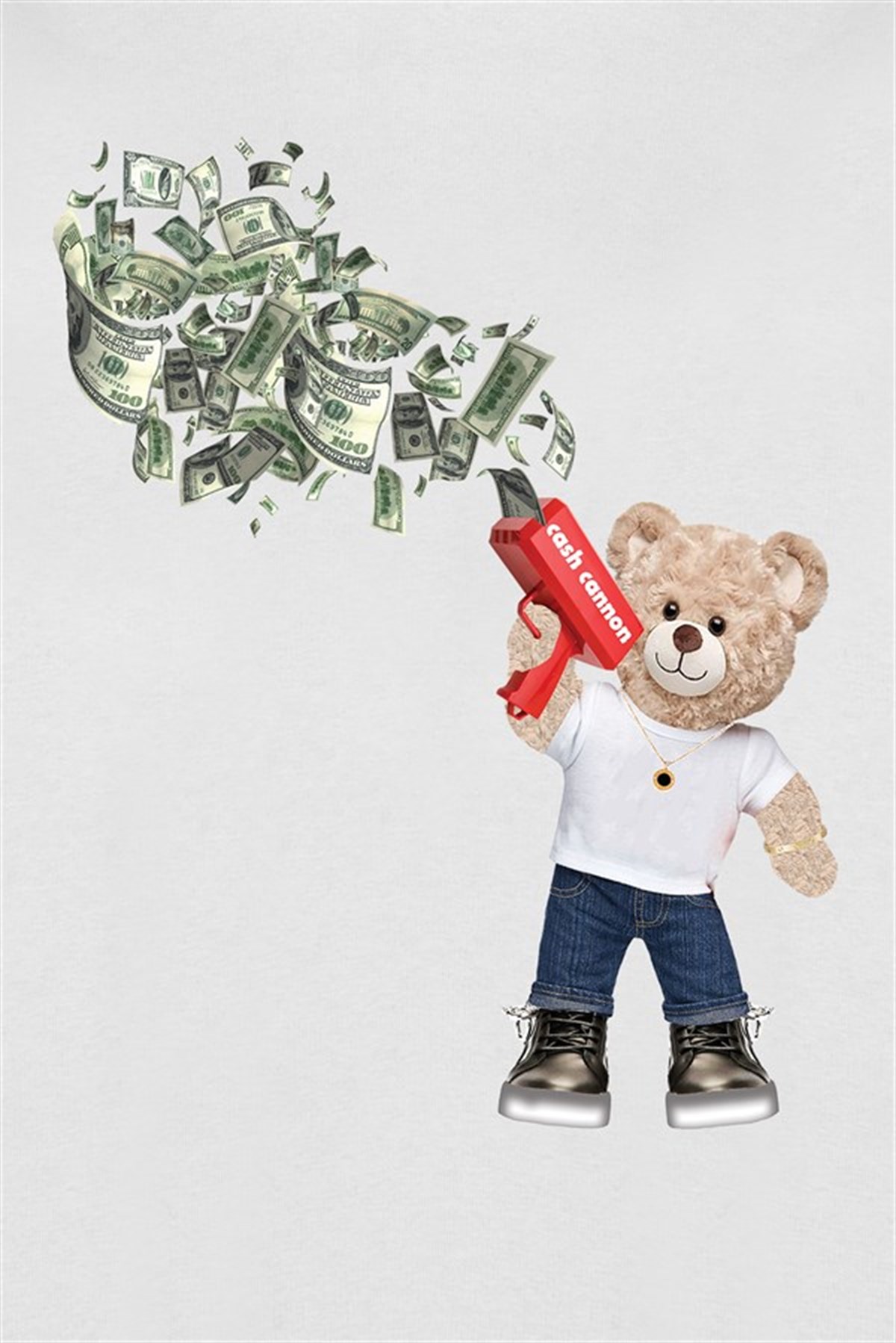 PRINTED TEDDY BEAR hoodie