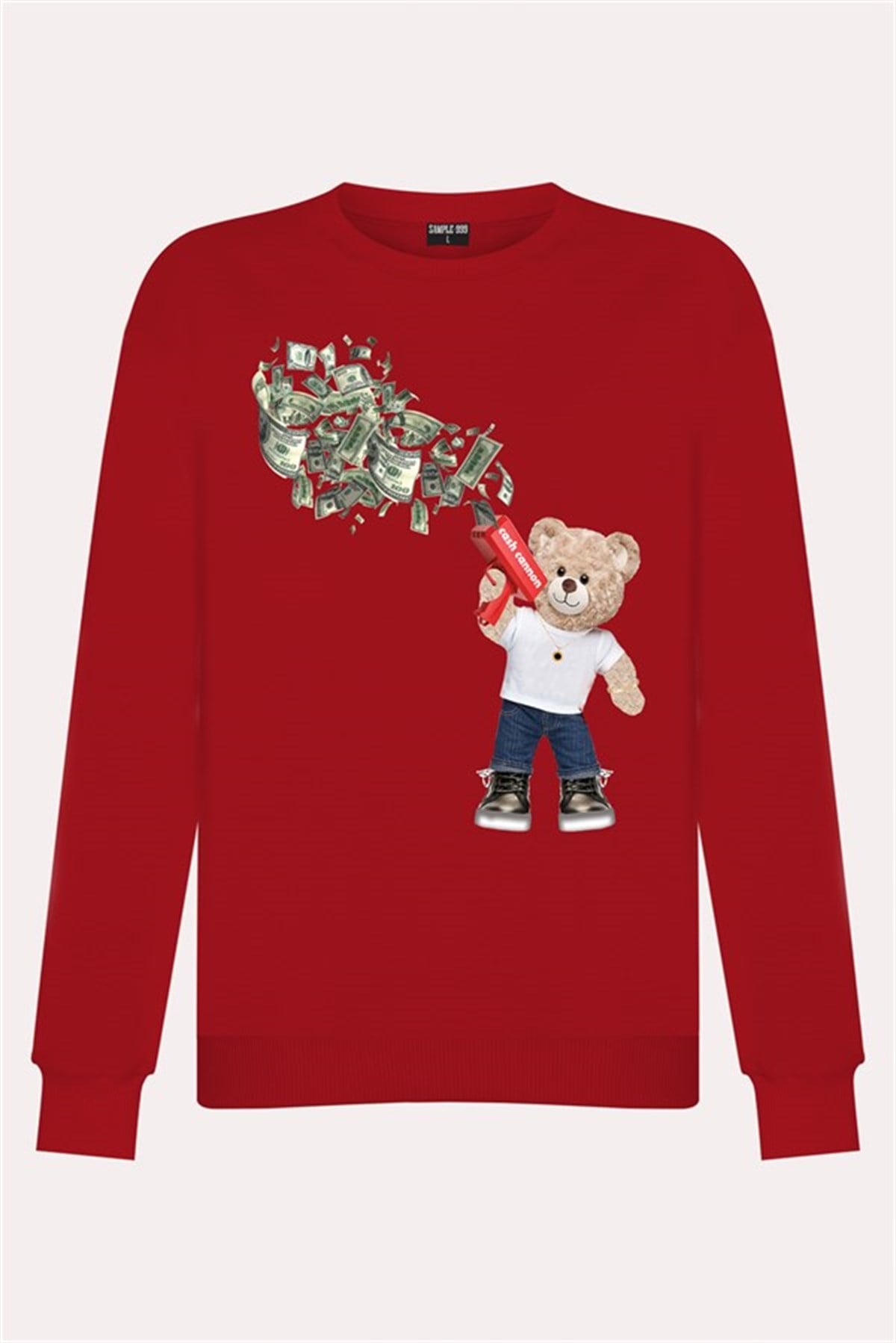 PRINTED TEDDY BEAR sweatshirt