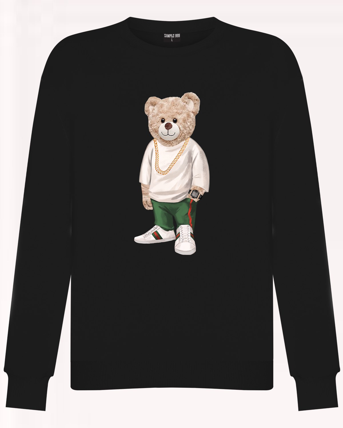 PRINTED TEDDY BEAR sweatshirt